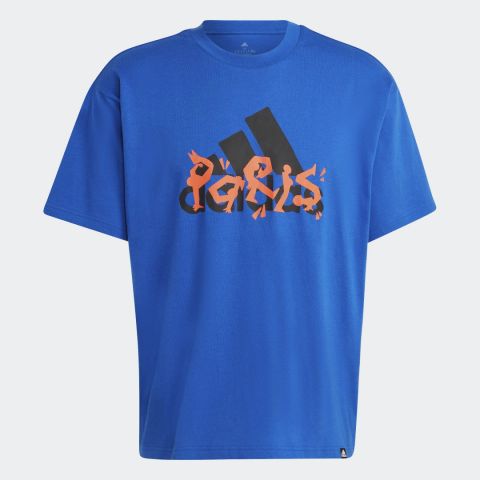 adidas Graphic T-Shirt - Royal Blue | IC4639 | FOOTY.COM