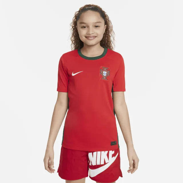 Nike Portugal Kids SS Home Shirt 2023 | DR4036-600 | FOOTY.COM