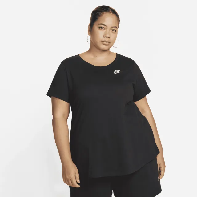 Nike Sportswear Club Essentials Women's T-Shirt - Black | FD0646-010 ...