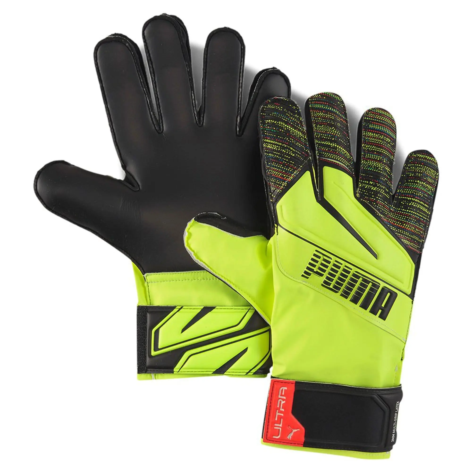 Puma Ultra Protect 3 Rc Game On Pack Goalkeeper Gloves  - Yellow,Black
