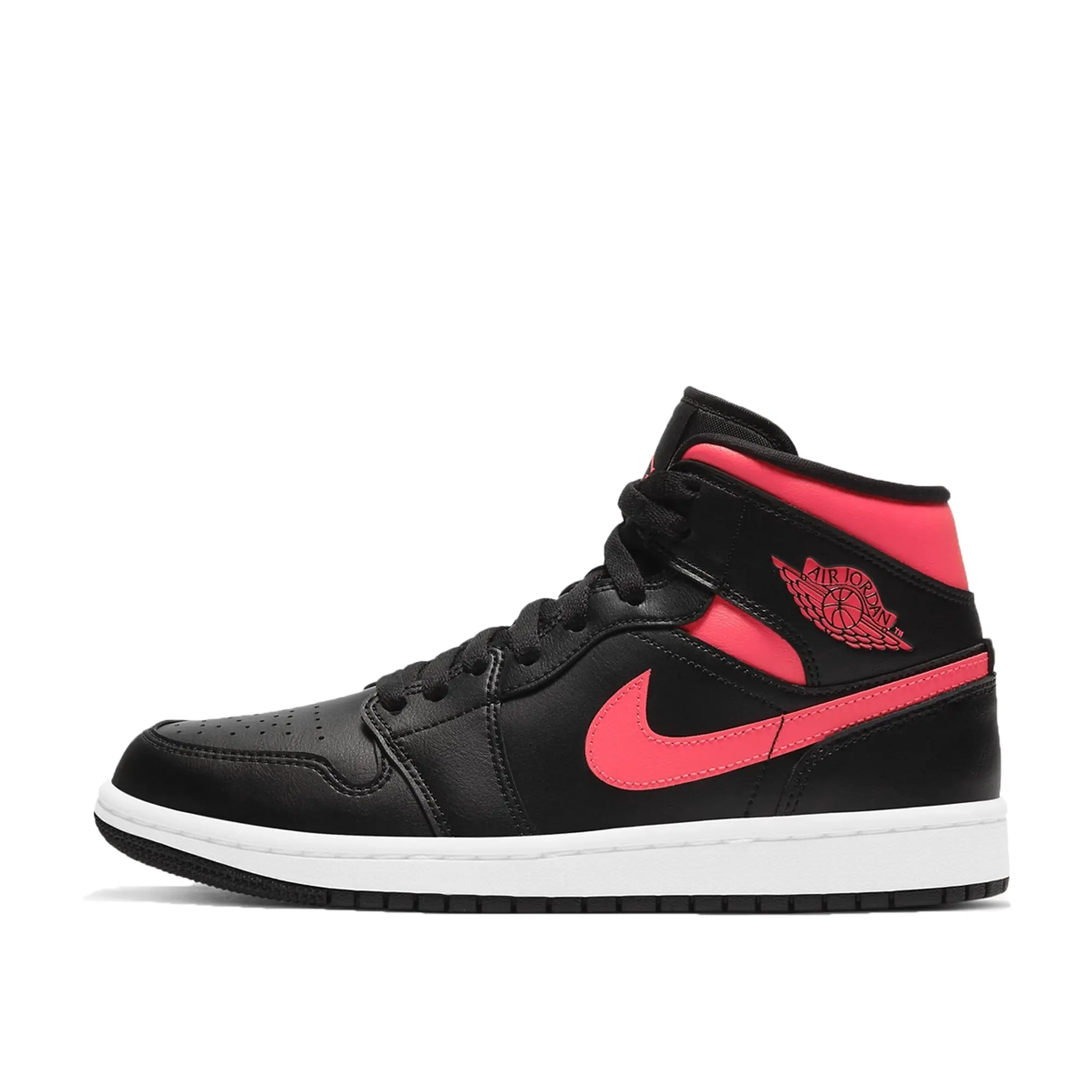 Nike Jordan Air Jordan 1 Mid Black Siren Red Womens