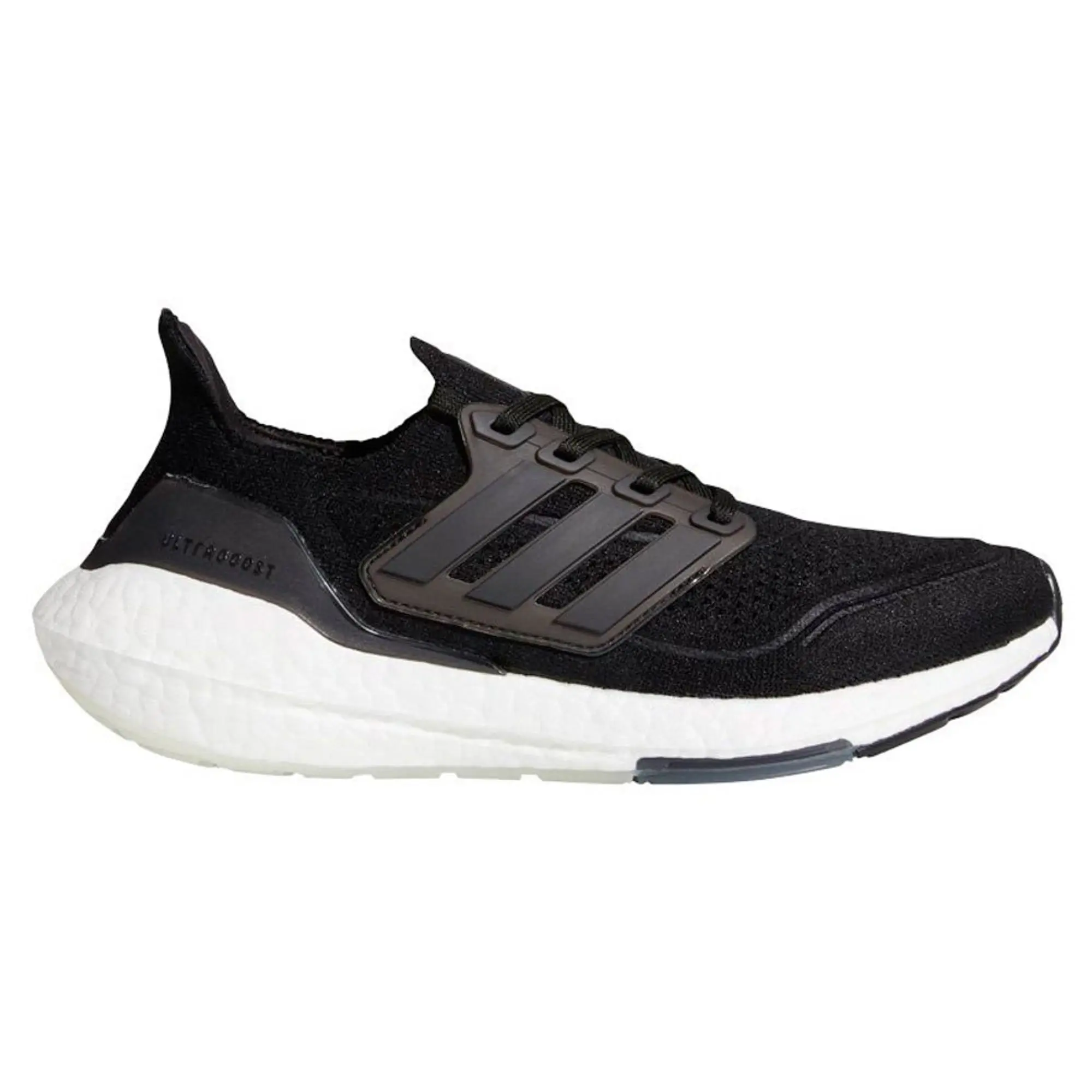 adidas Womenss Ultraboost 21 Running Shoes in Black Grey Textile