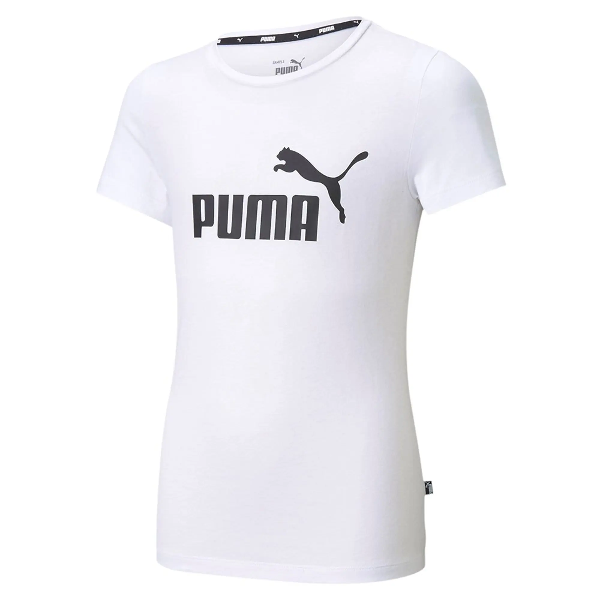 Puma Essential Logo Short Sleeve T-shirt  - White