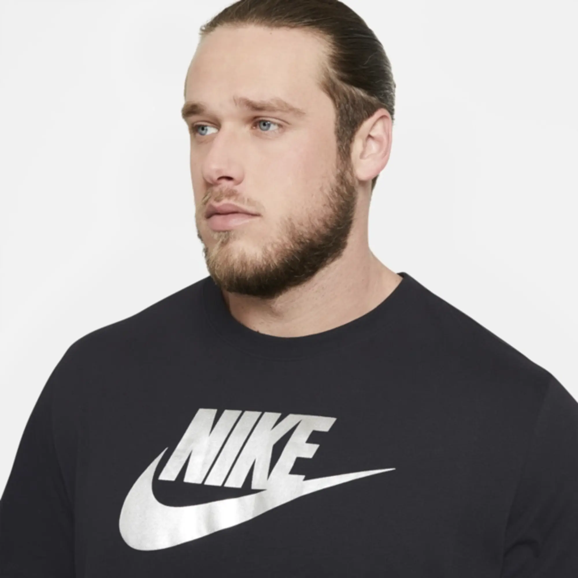 Nike Sportswear Brand Marck Apliccation Short Sleeve T-shirt  - Black