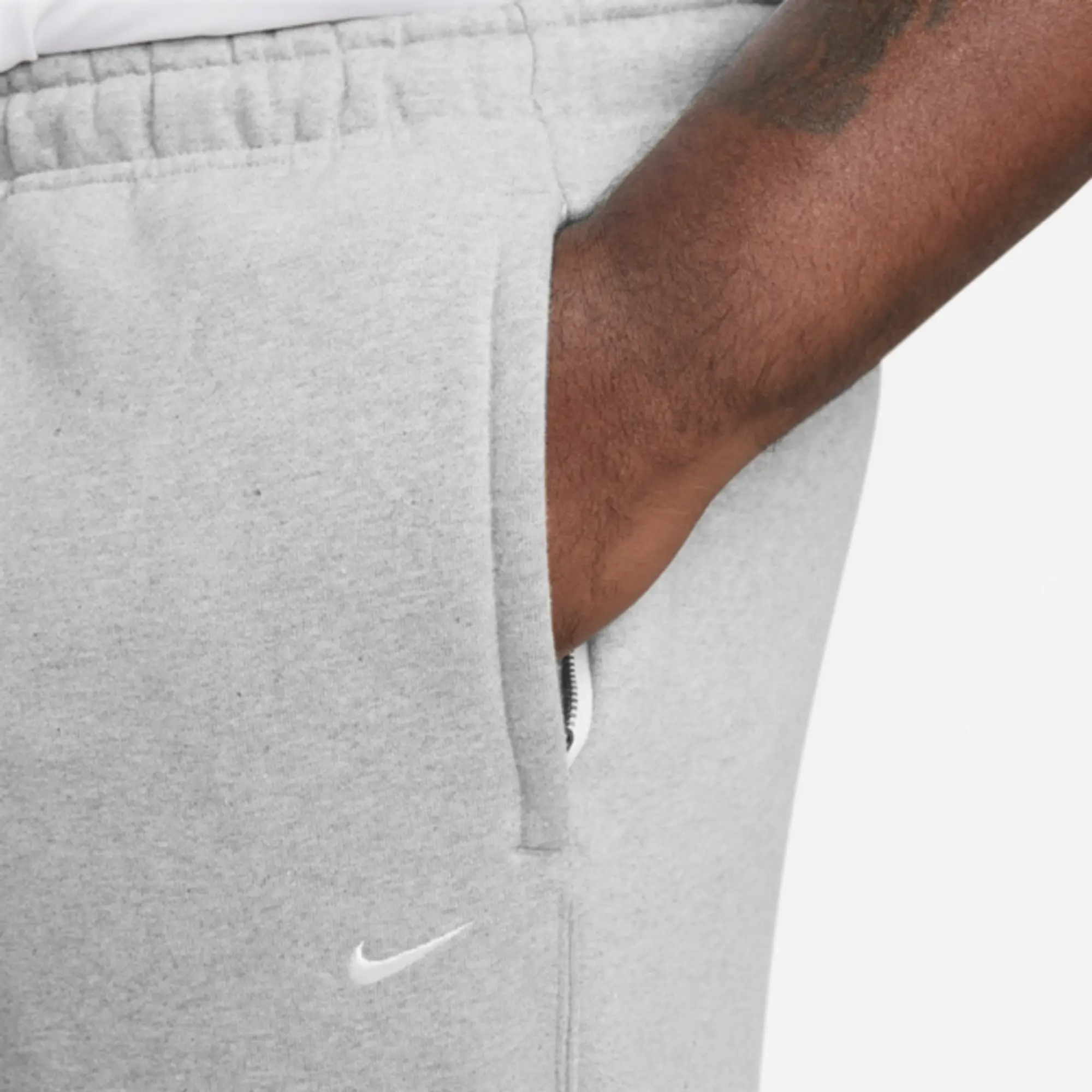 Men's Nike NRG Premium Essentials Fleece Pants - Grey, Grey