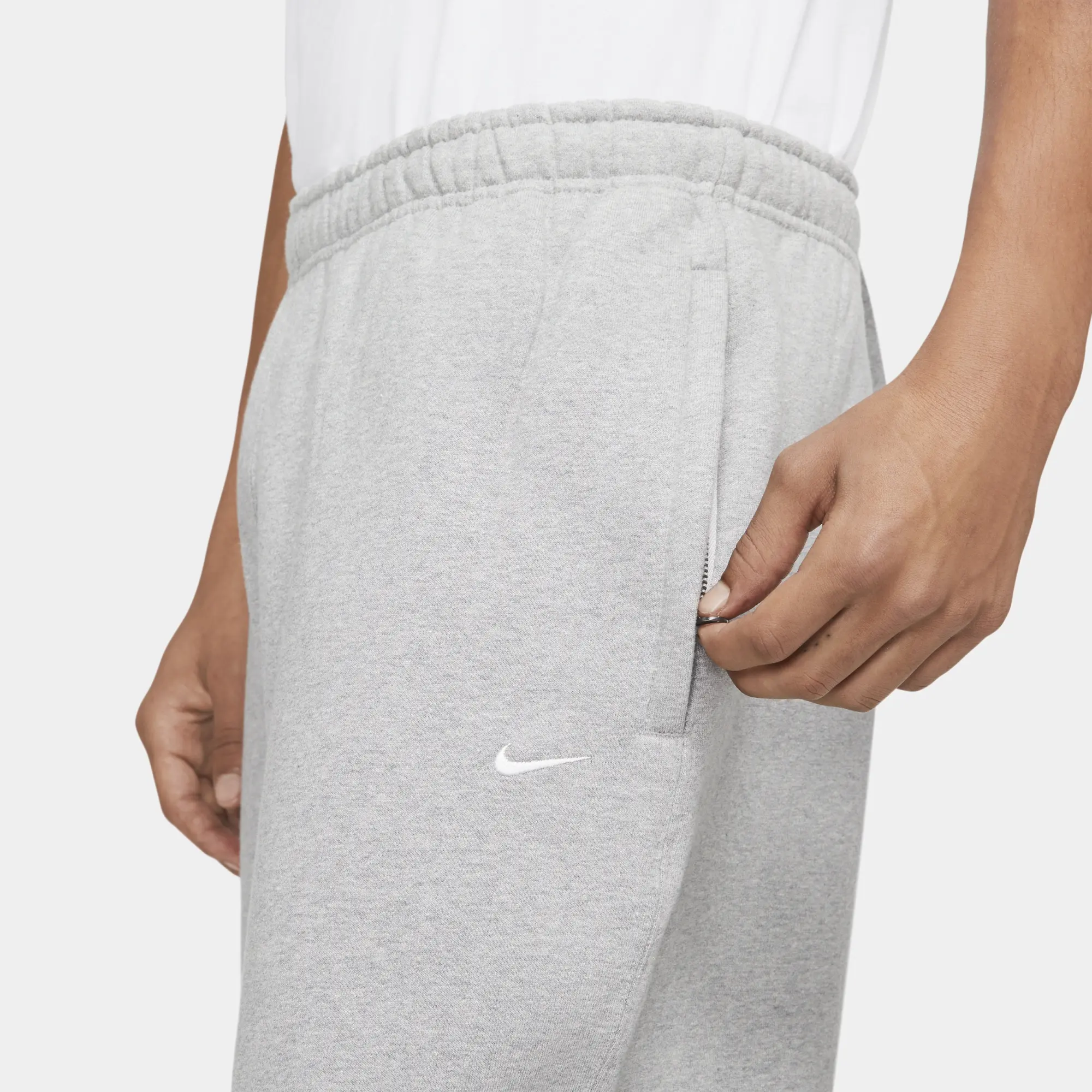 Men's Nike NRG Premium Essentials Fleece Pants - Grey, Grey