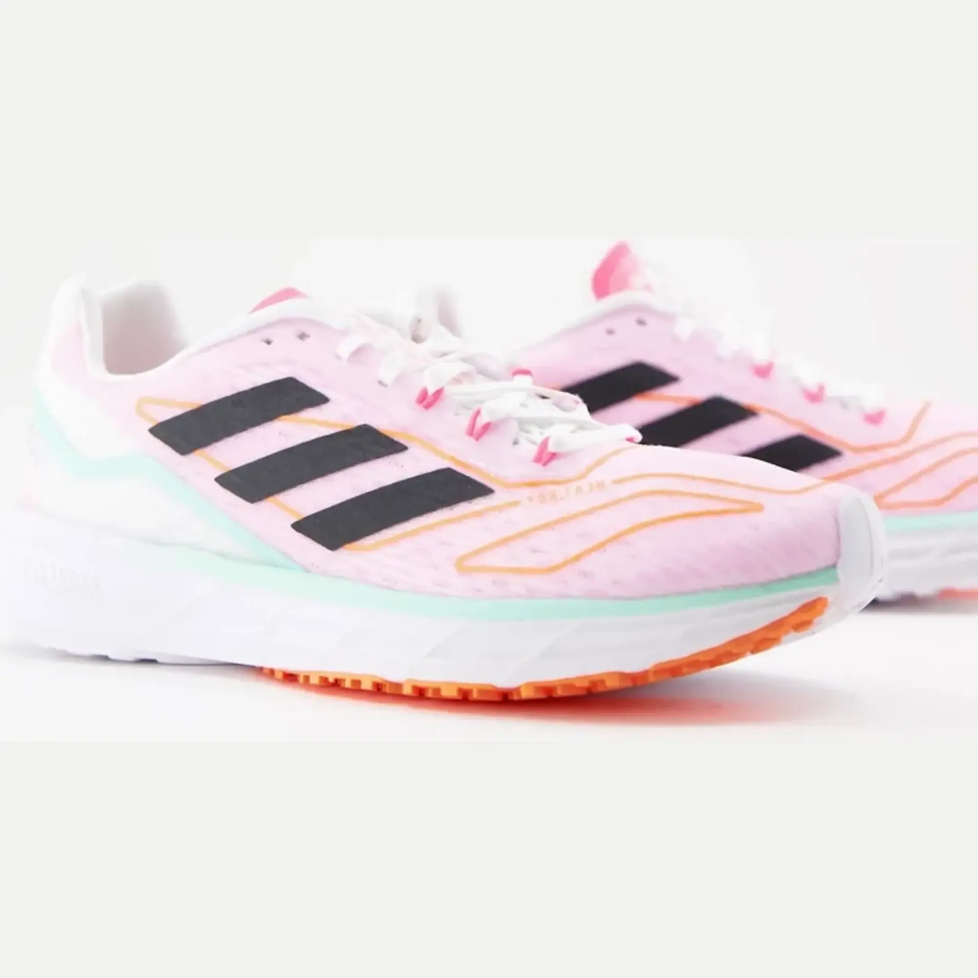 Adidas SL20 SUMMER.RDY Shoes - White/Core Black/Clear Mint - UK 8