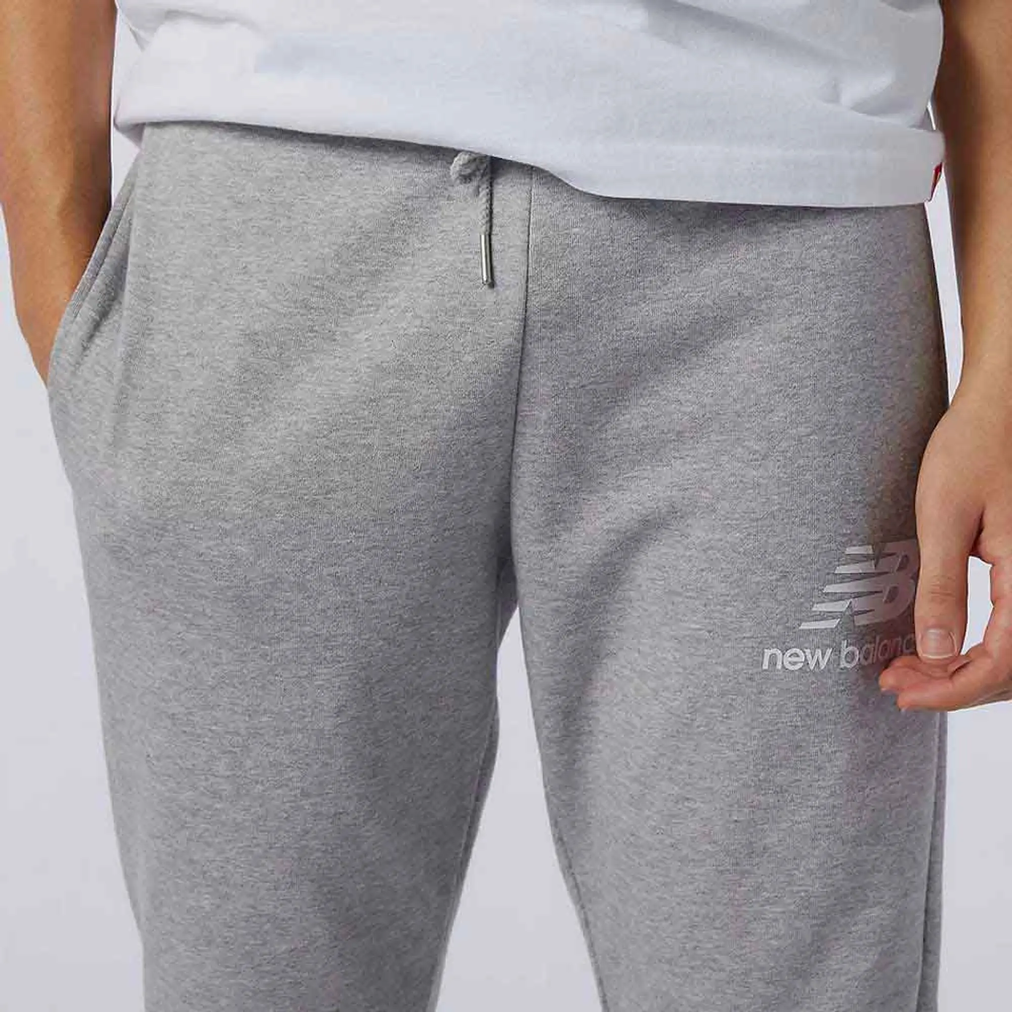 New Balance Sweatpants MP11507 Logo Stack Slim | Essential