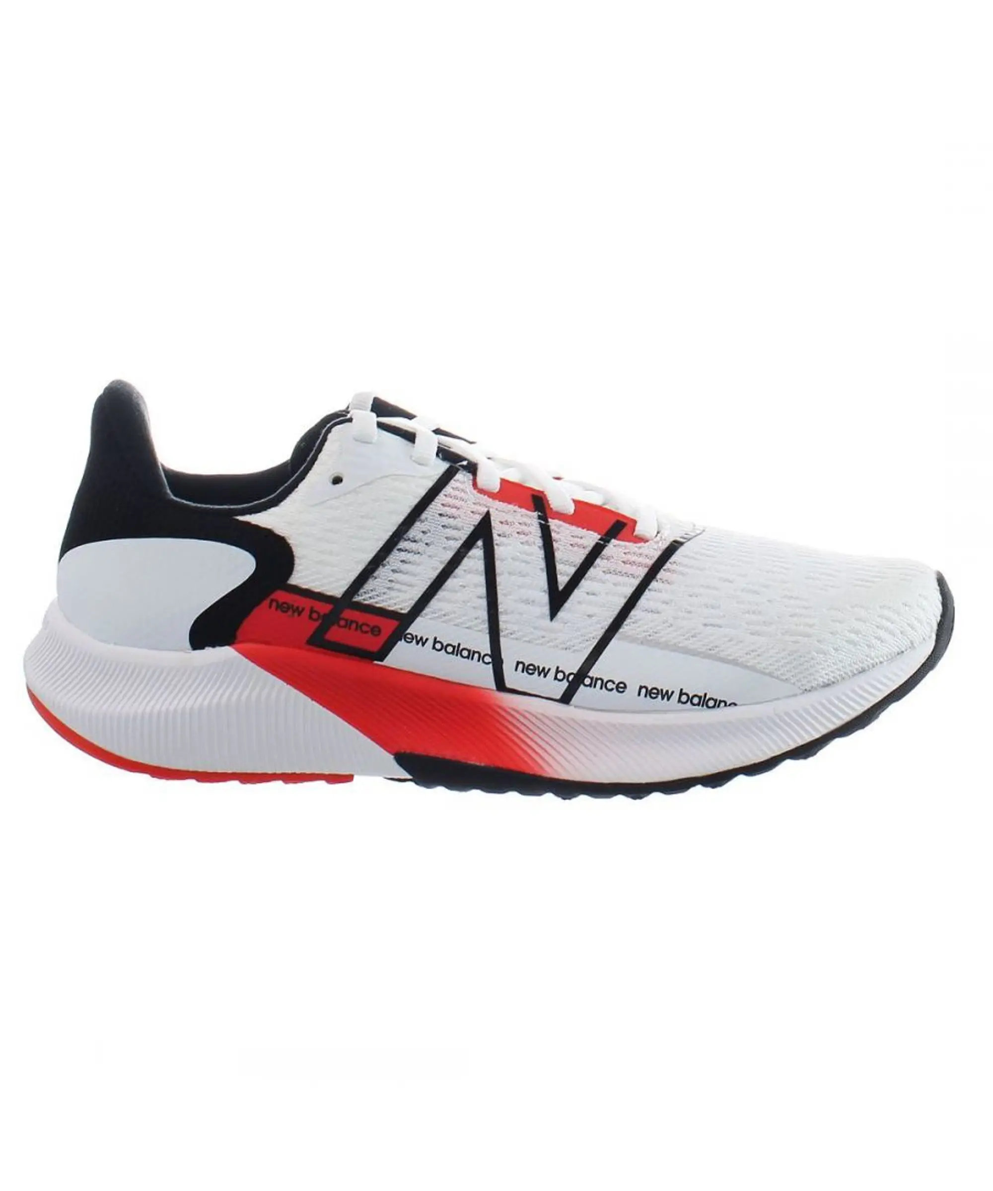 New Balance Women's FuelCell Propel v2 in White/blanc/Red/rouge Textile