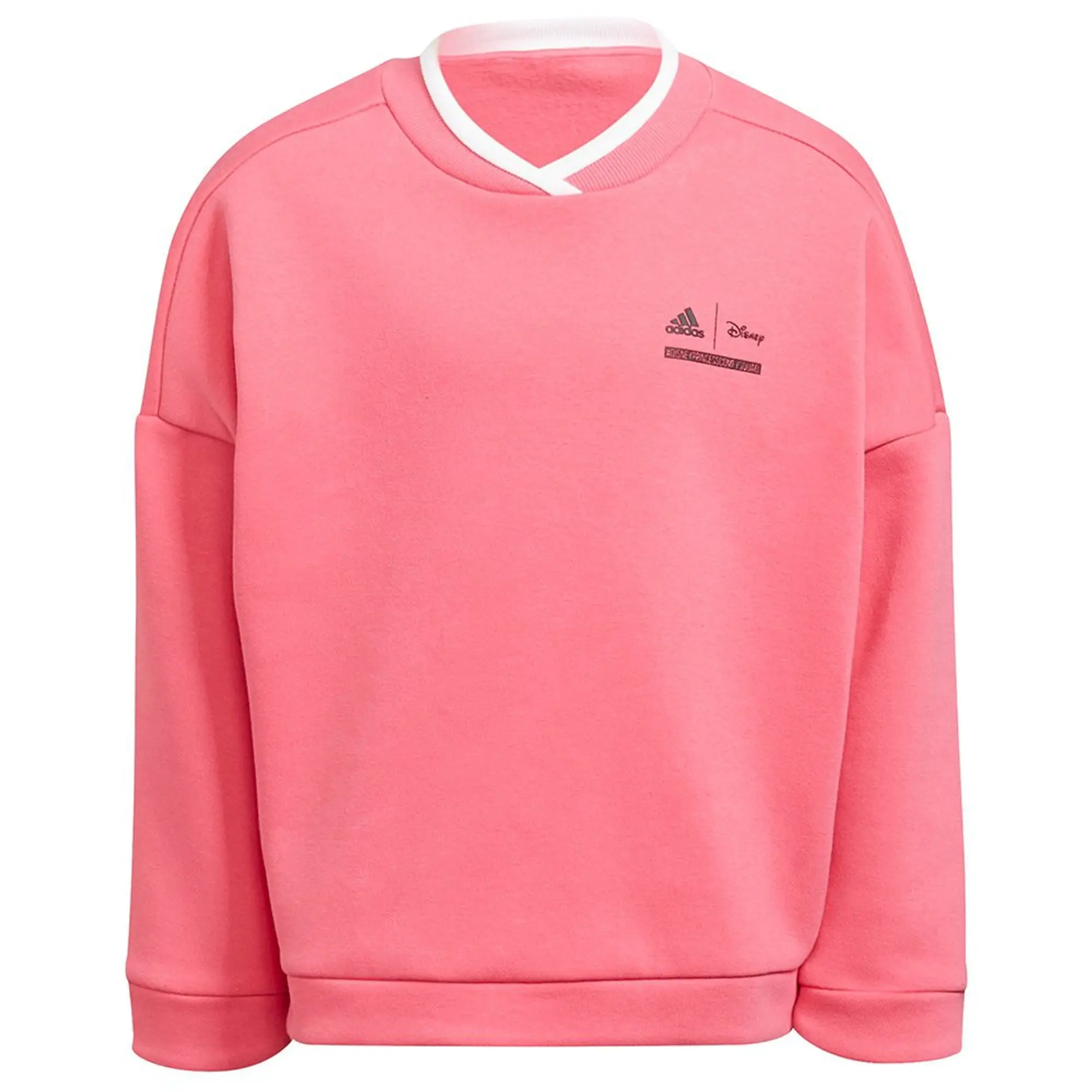 adidas Disney Comfy Princesses Crew Sweatshirt - Pink/Black, Pink/Black