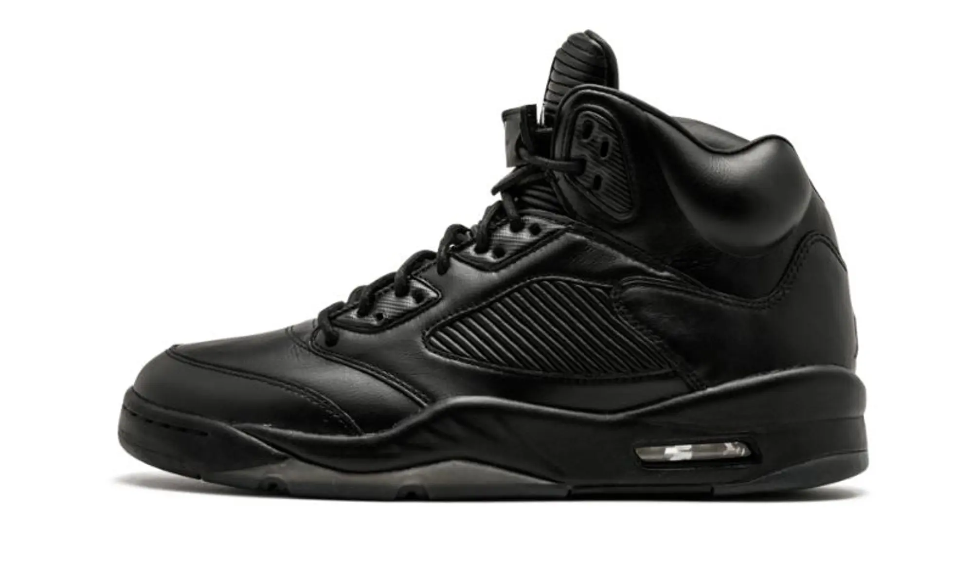 Nike Air Jordan 5 Retro Prem Black Shoes