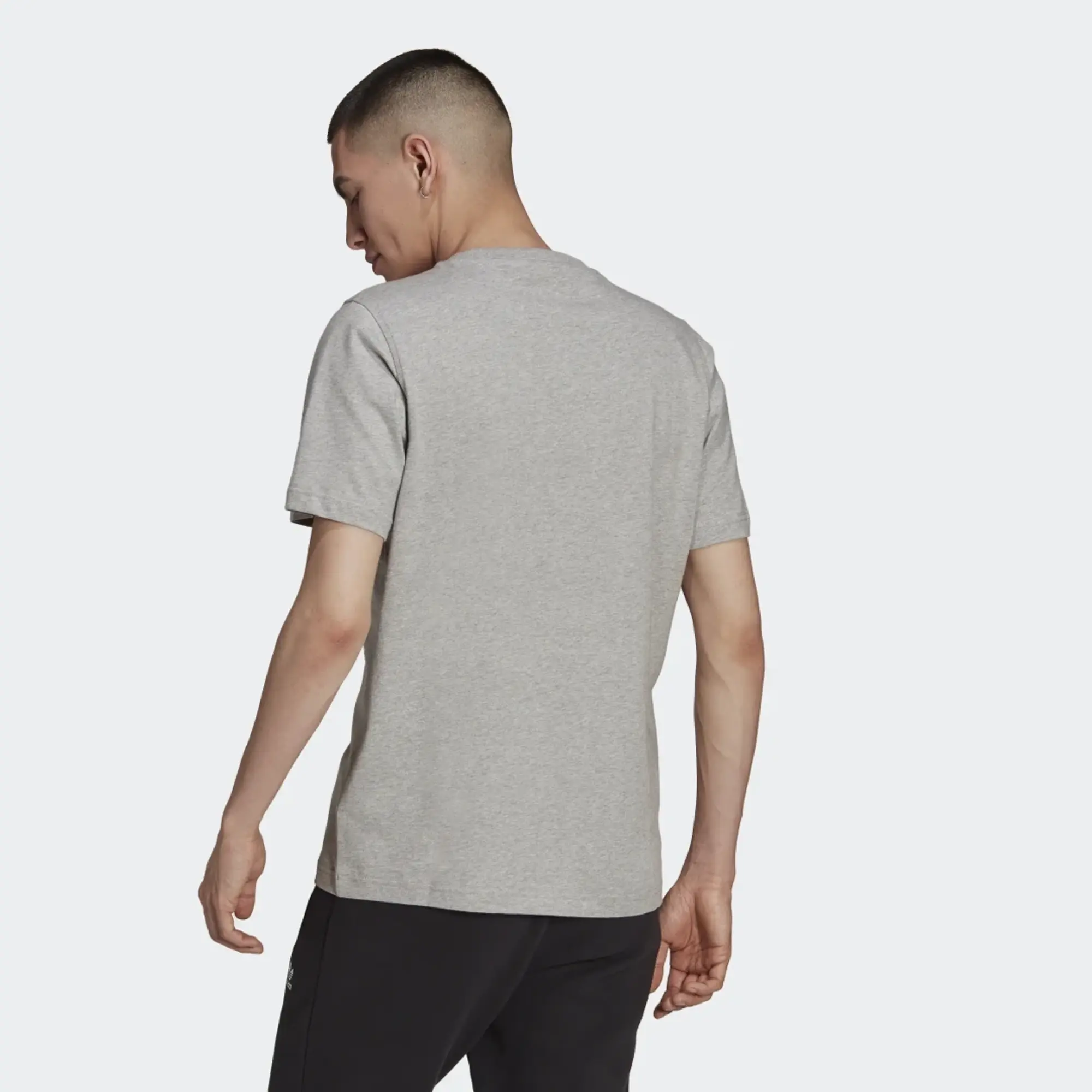 adidas Originals Adicolor Classics Trefoil T-Shirt - Medium Grey Heather /  White | H06643