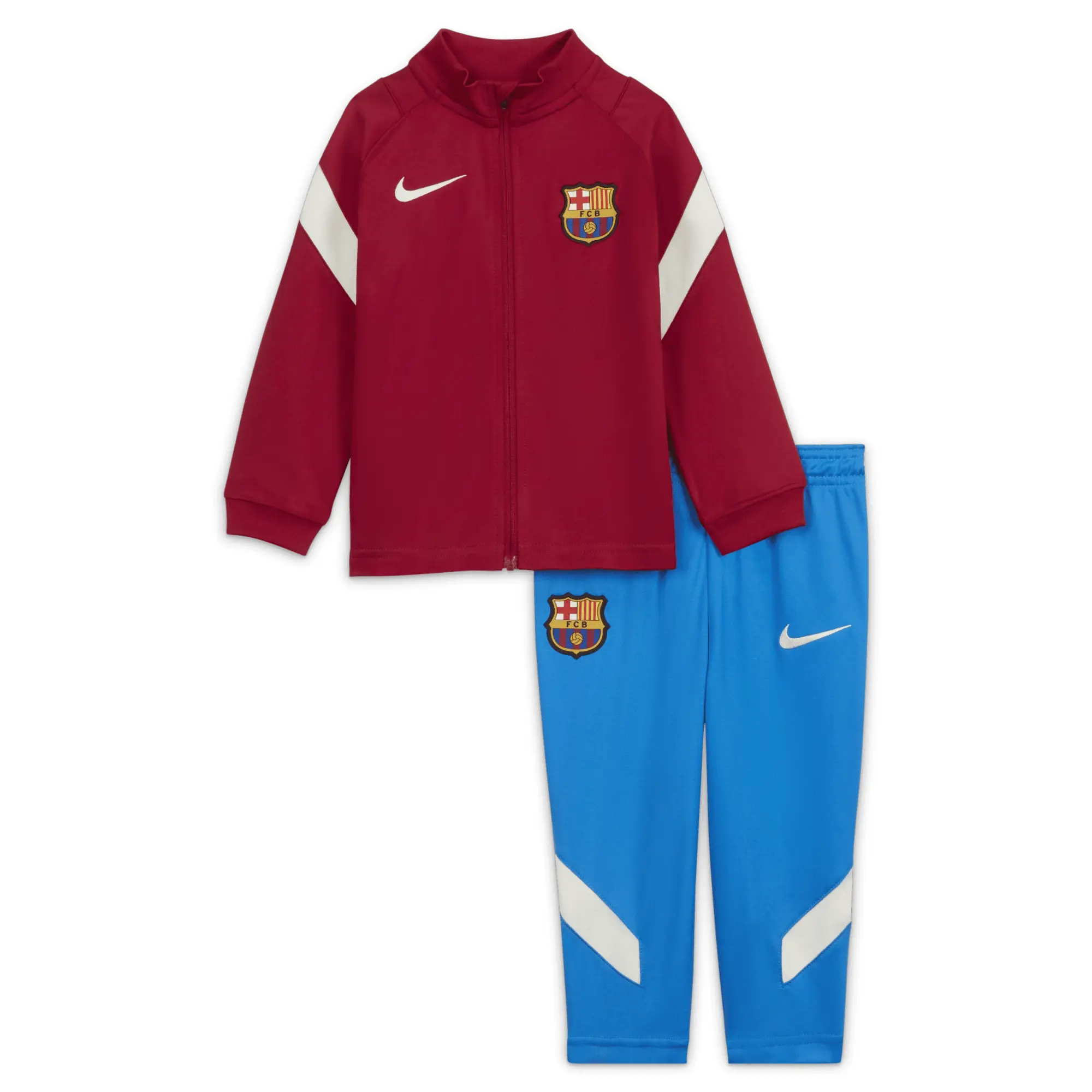 Nike 2021-2022 Barcelona Dry Squad Tracksuit (Noble Red) - Infants