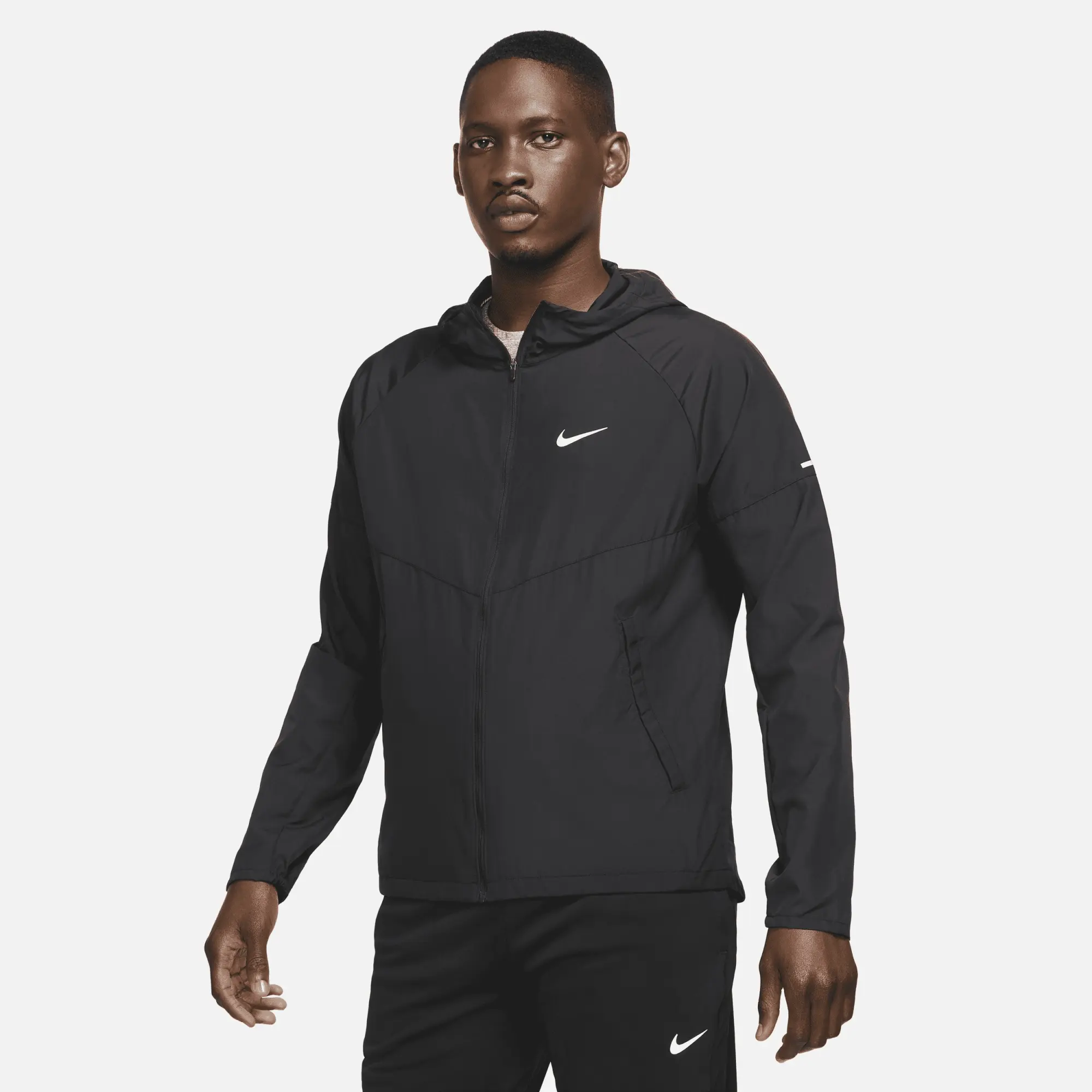 Nike Repel Miler Running Jacket Mens - Black