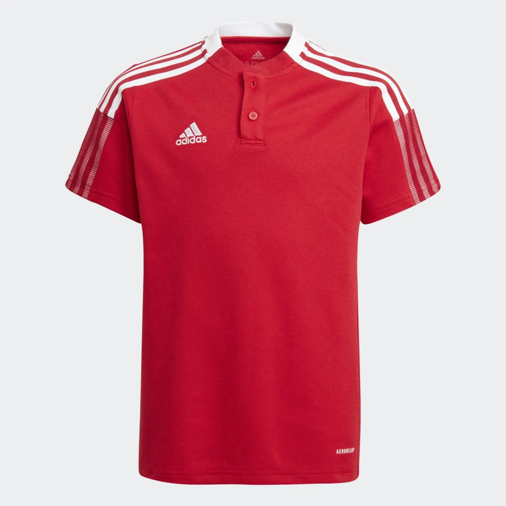 Adidas Tiro 21 Short Sleeve Polo Shirt  - Red