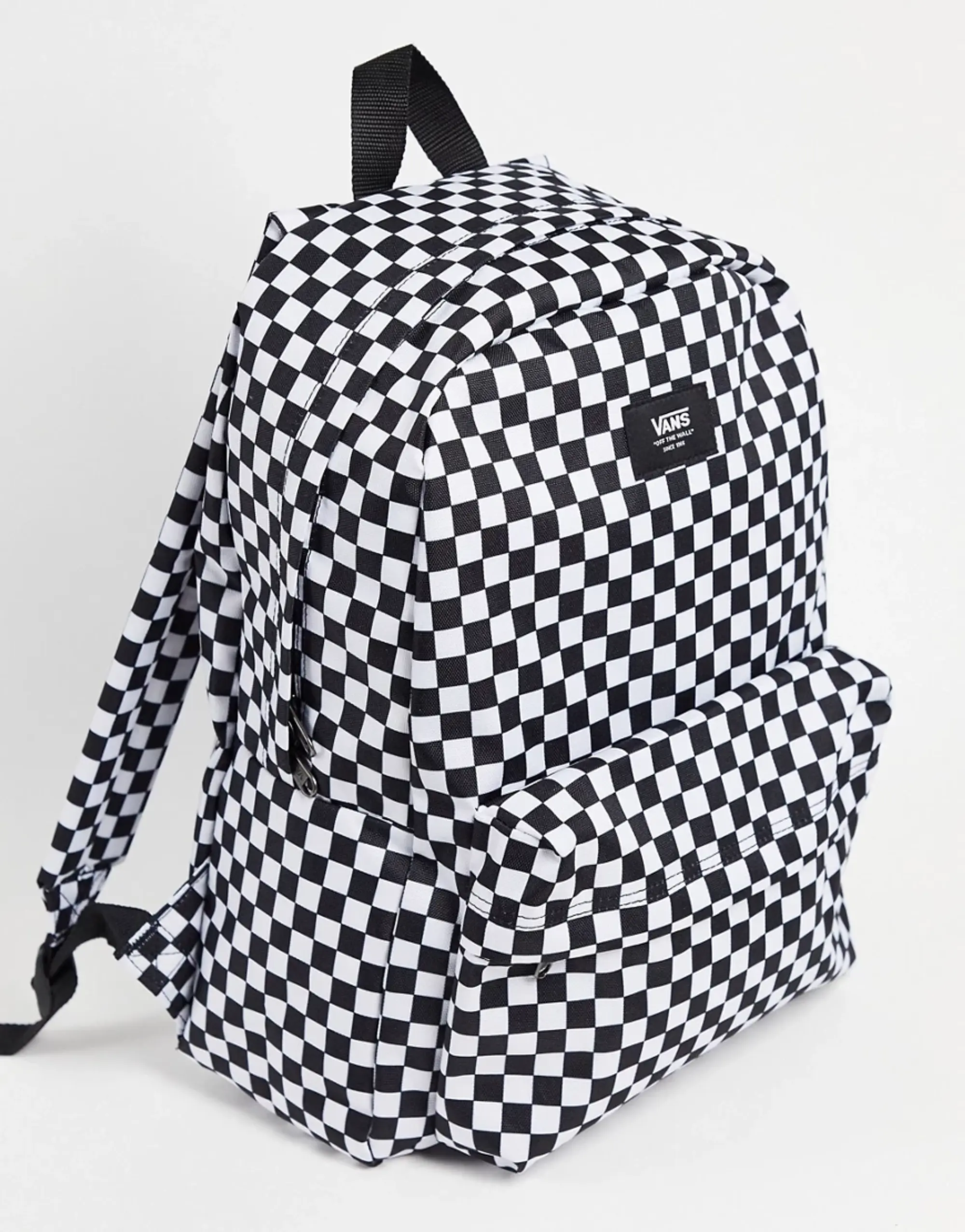 Vans Old Skool Backpack In Black And White Checkerboard