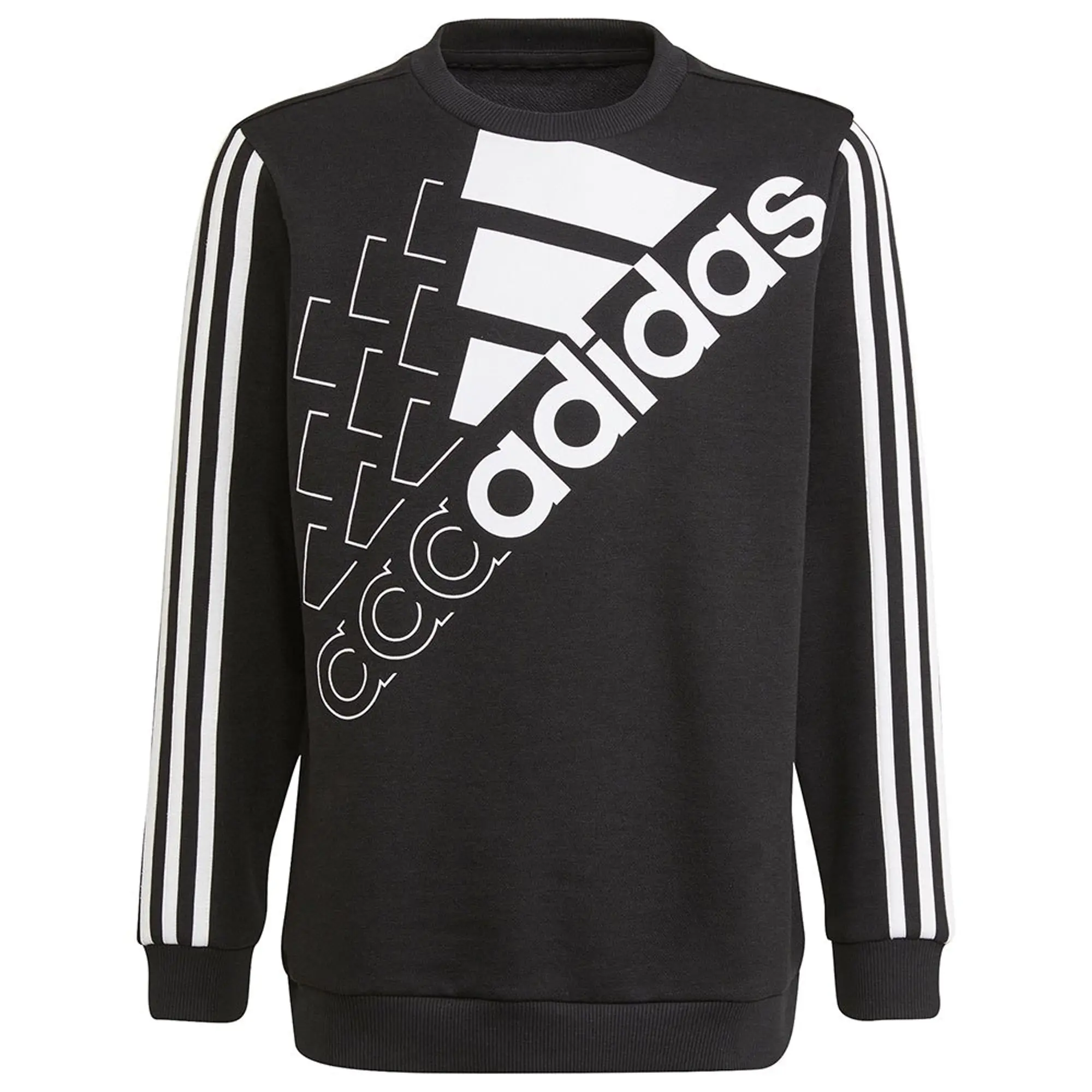 Adidas Sportswear Logo Sweatshirt  - Black