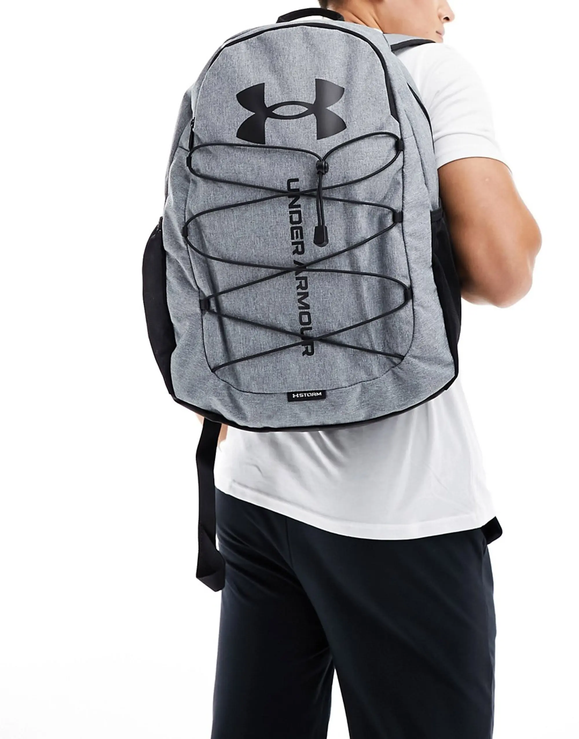 Under Armour Hustle Sport Backpack In Grey