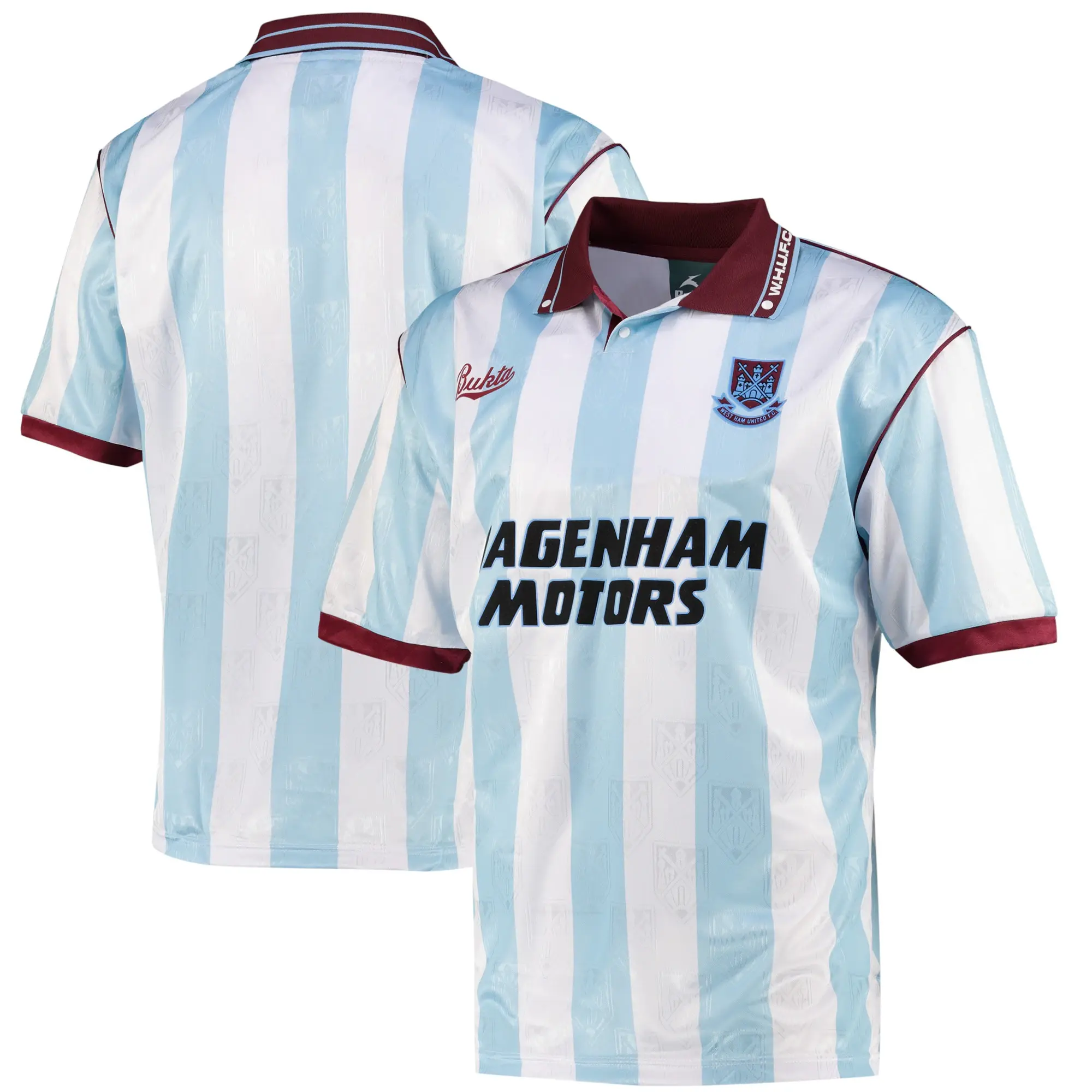 Score Draw West Ham United Mens SS Away Shirt 1992/93