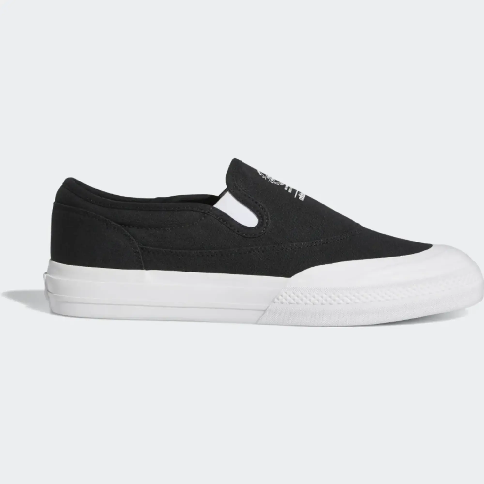 adidas Nizza RF Slip Shoes - Core Black / Core Black / Cloud White | S23722