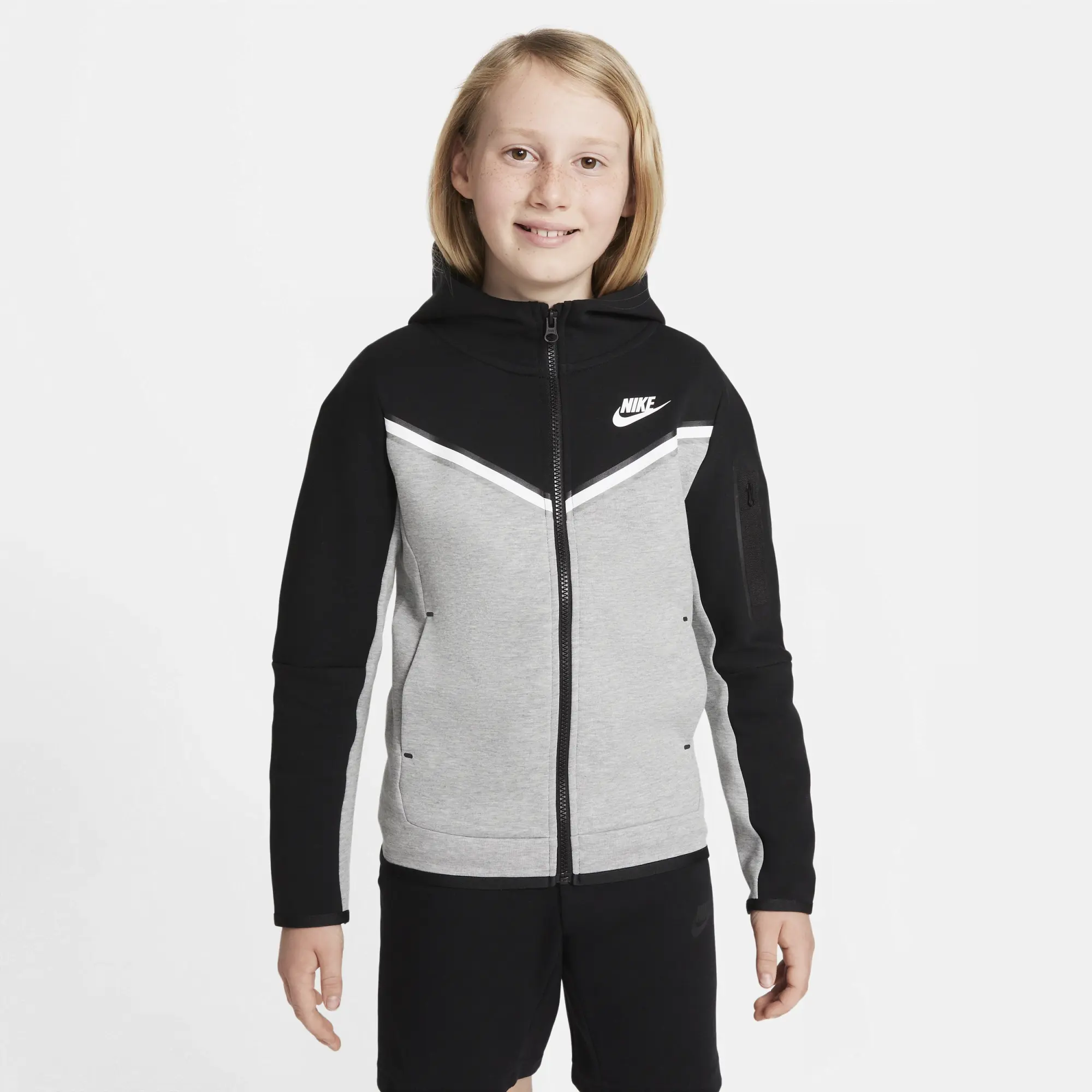 Nike Sportswear Older Kids Tech Fleece Full Zip Hoodie 8 15Y