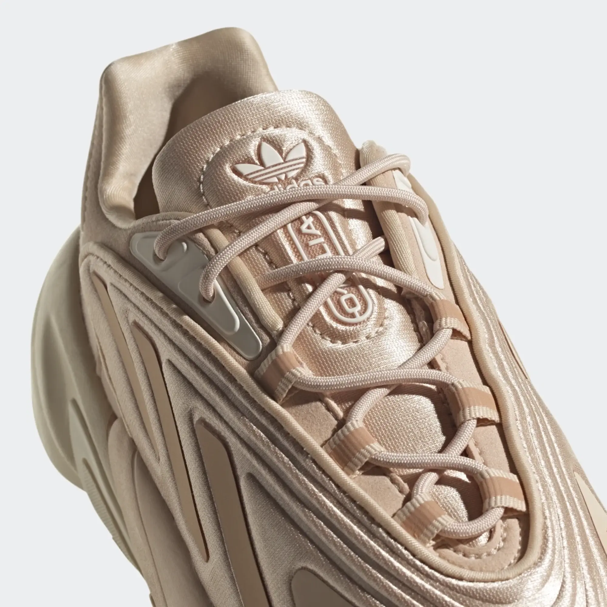 Adidas Originals Ozelia Trainers In Beige And Oatmeal-Neutral