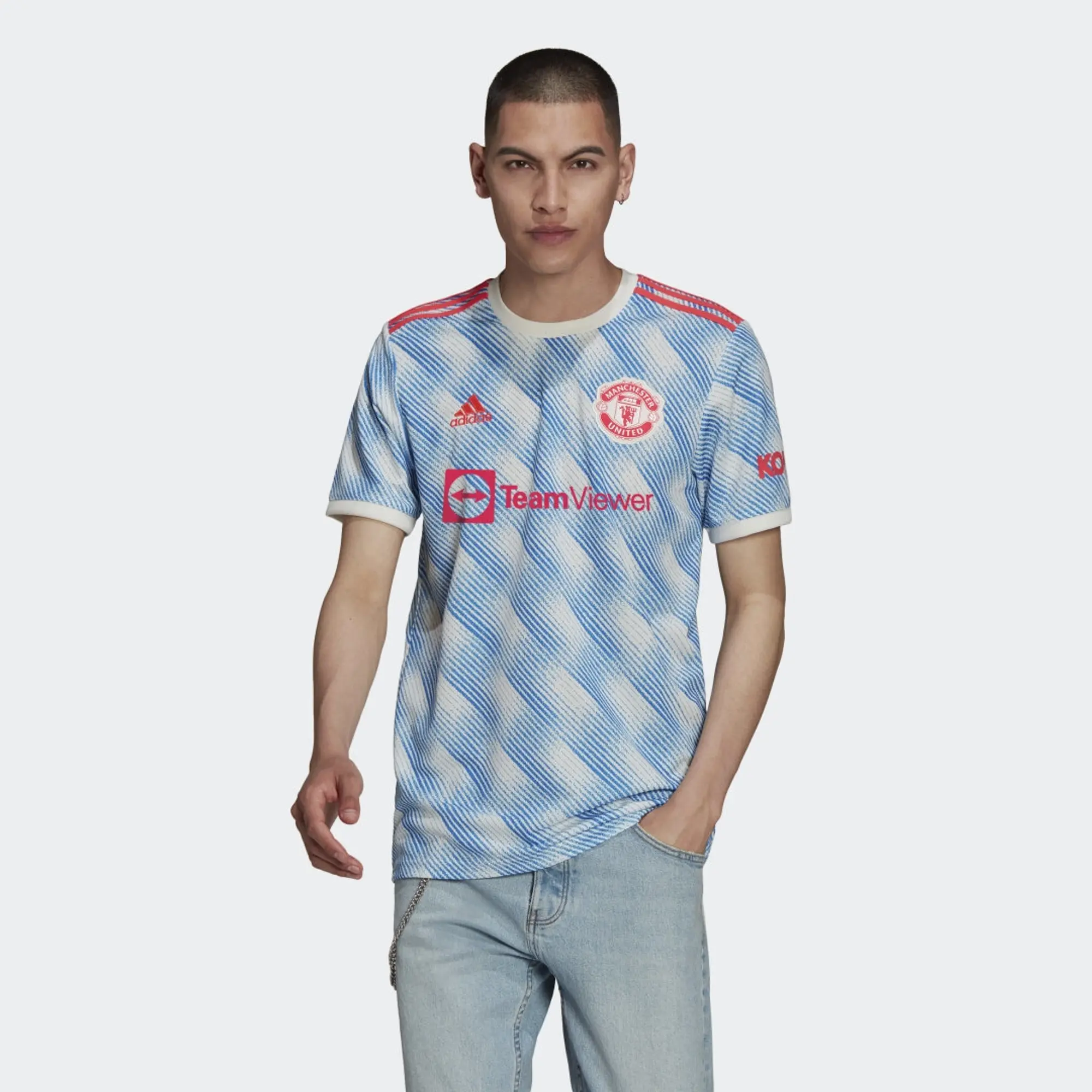 adidas Manchester United Mens SS Away Shirt 2021/22