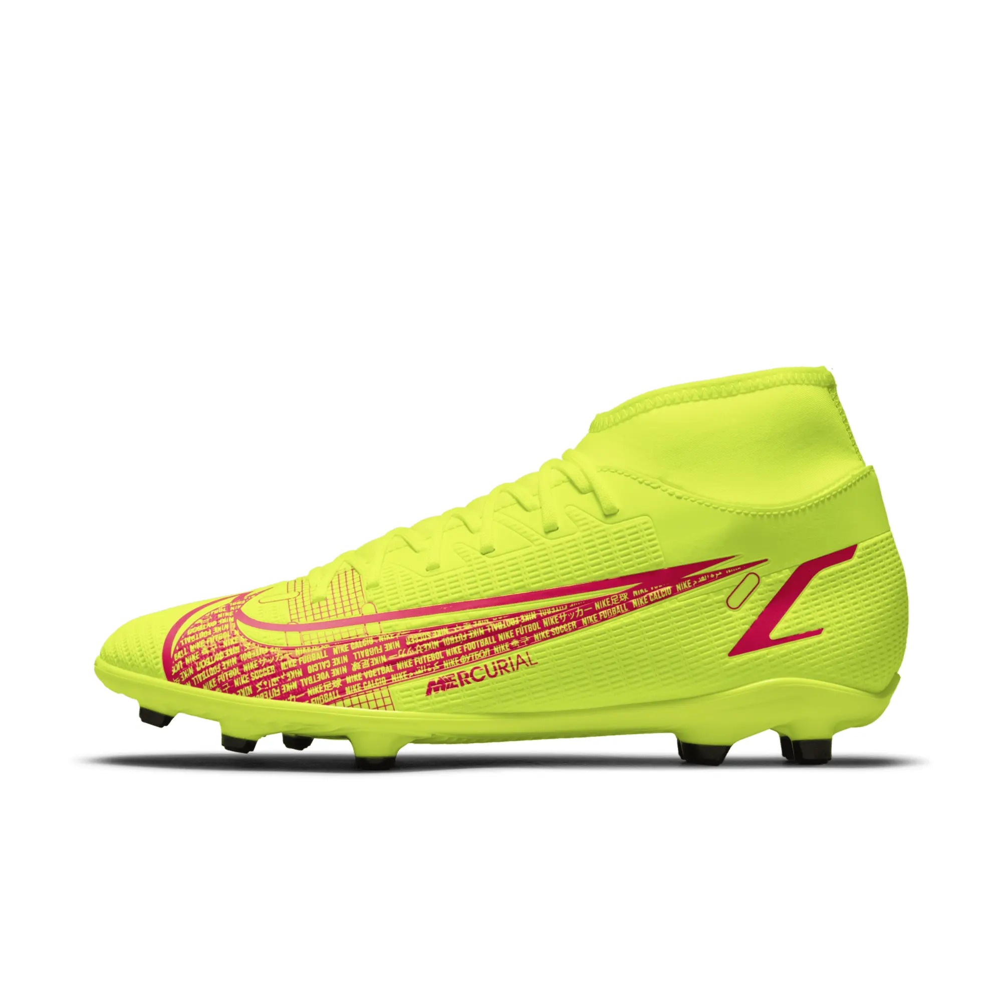 Nike Mercurial Superfly 8 Club MG Multi-Ground Football Boot - Yellow