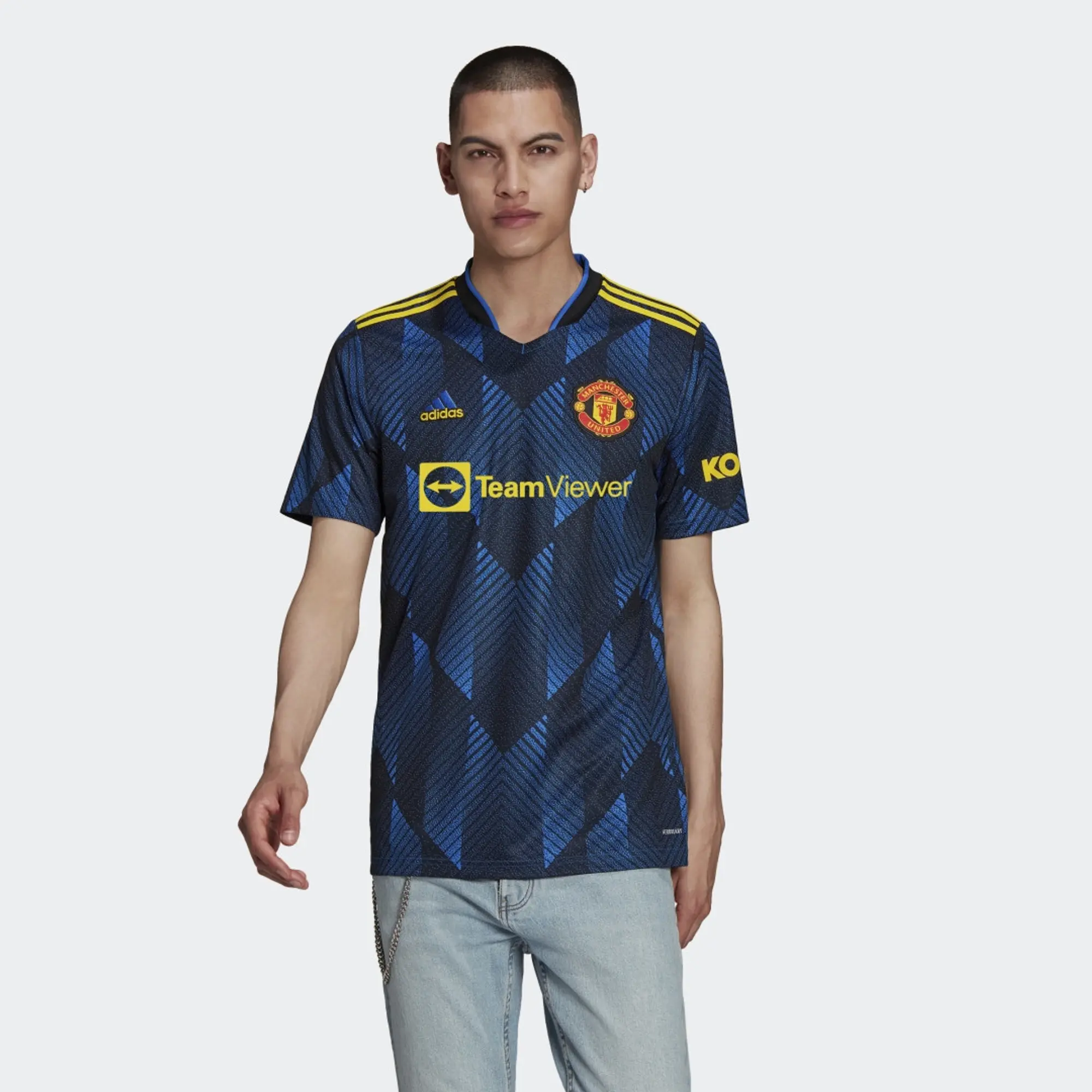 adidas Manchester United Mens SS Third Shirt 2021/22