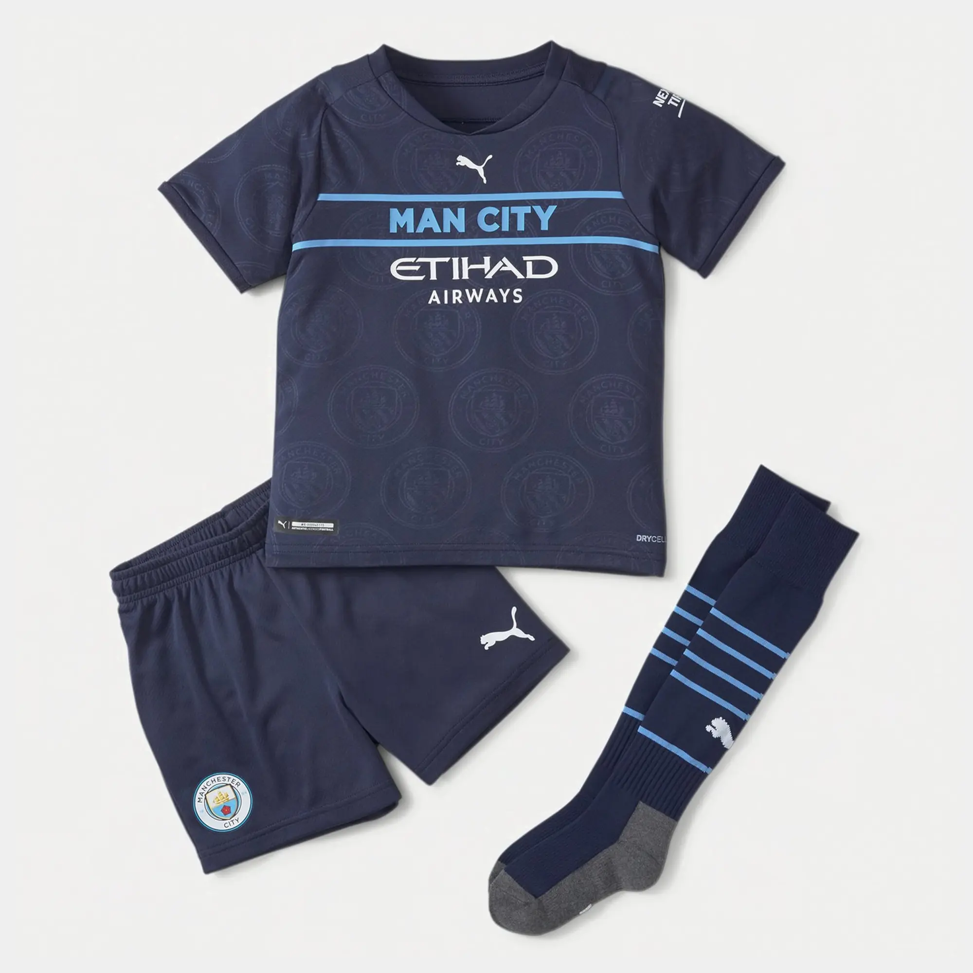 Puma Manchester City Kids SS Third Mini Kit 2021/22