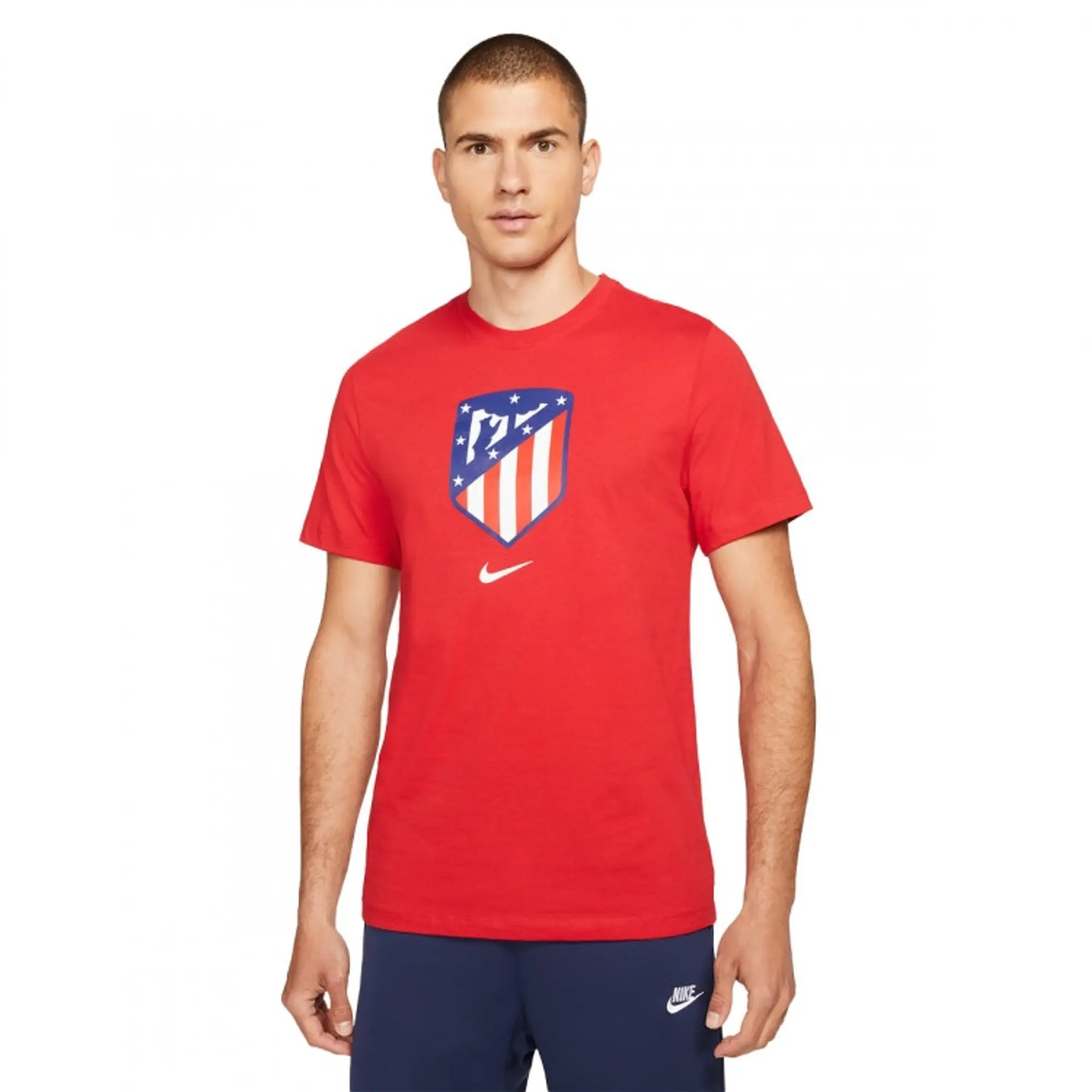 Nike Atlético de Madrid Crest T-Shirt - Red
