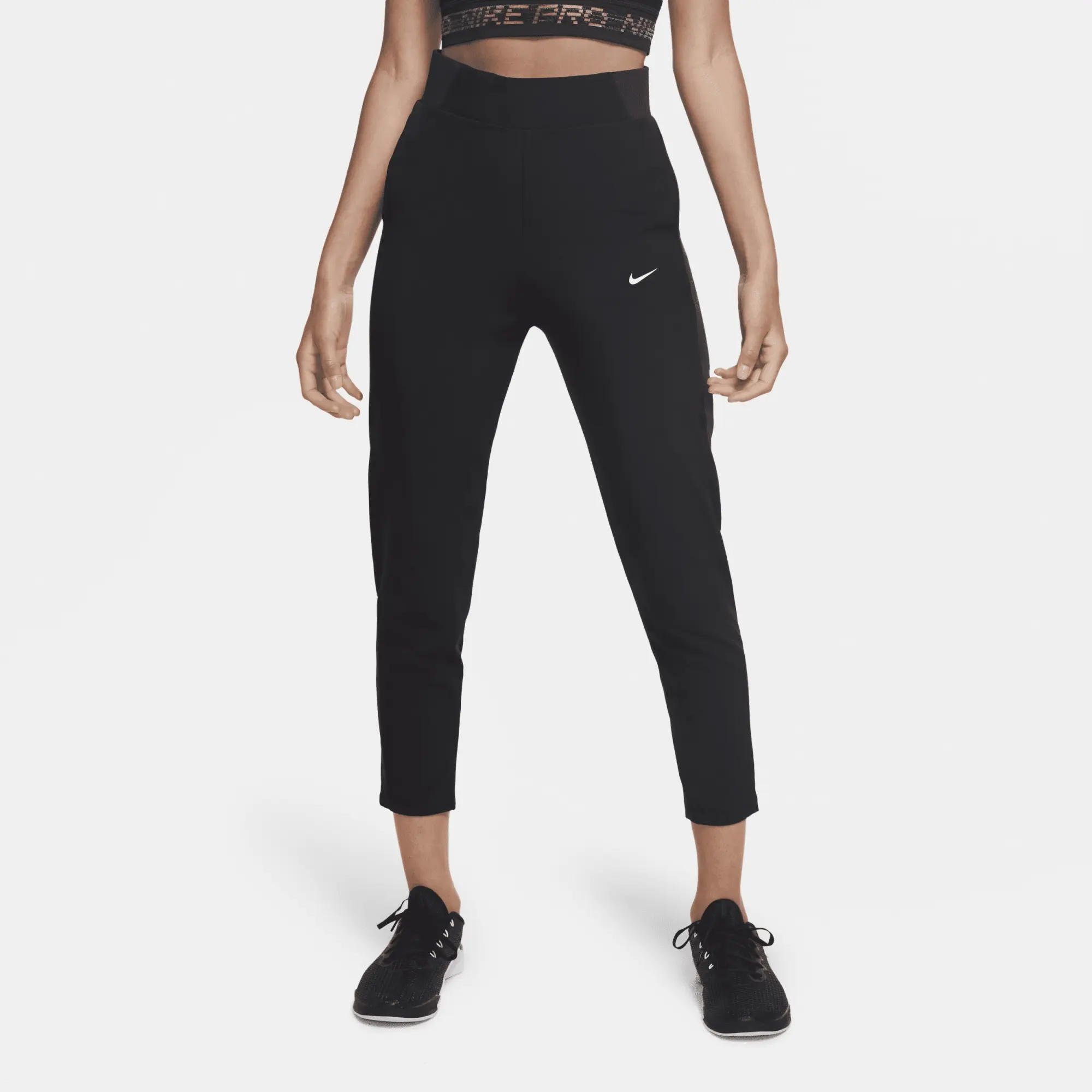 Nike Dri-FIT Bliss Victory Women's Mid-Rise Training Trousers - Black, CU4321-010