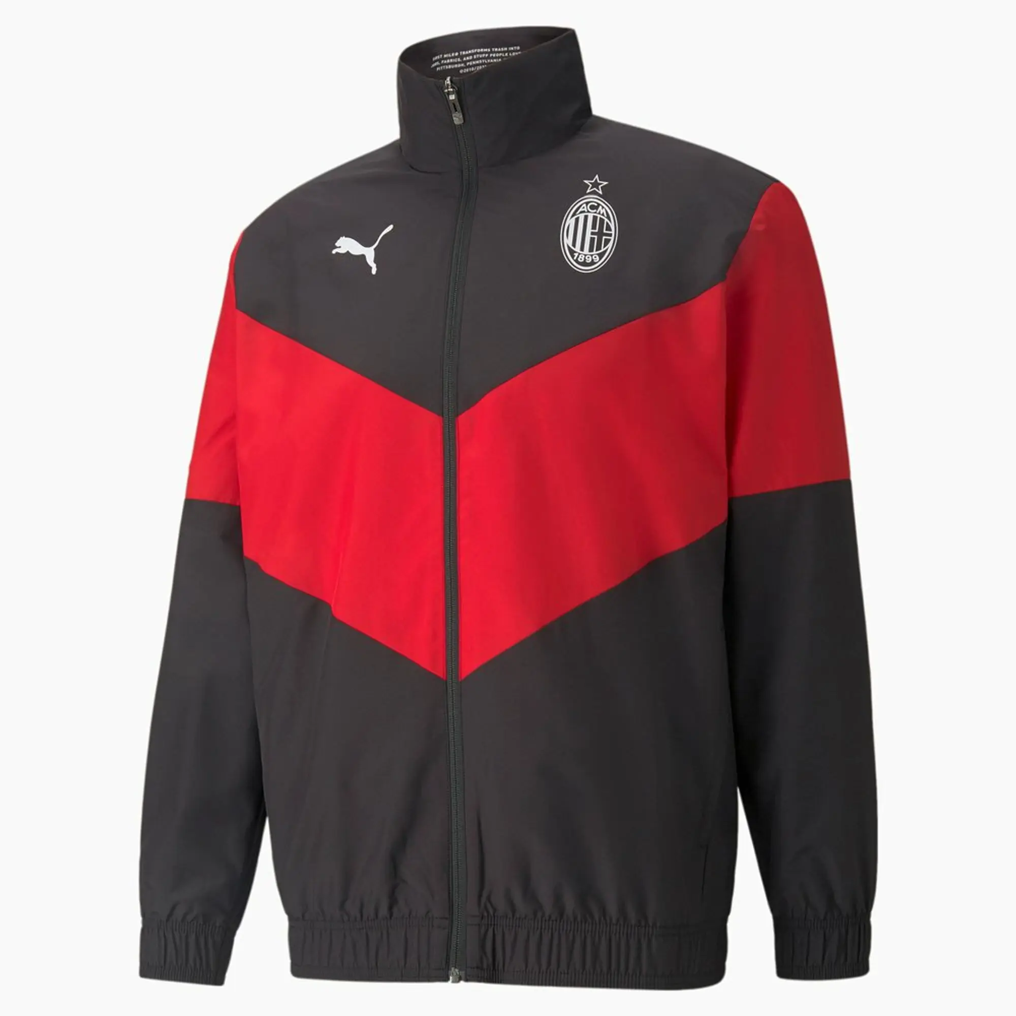 Puma AC Milan Prematch Men's Football Jacket