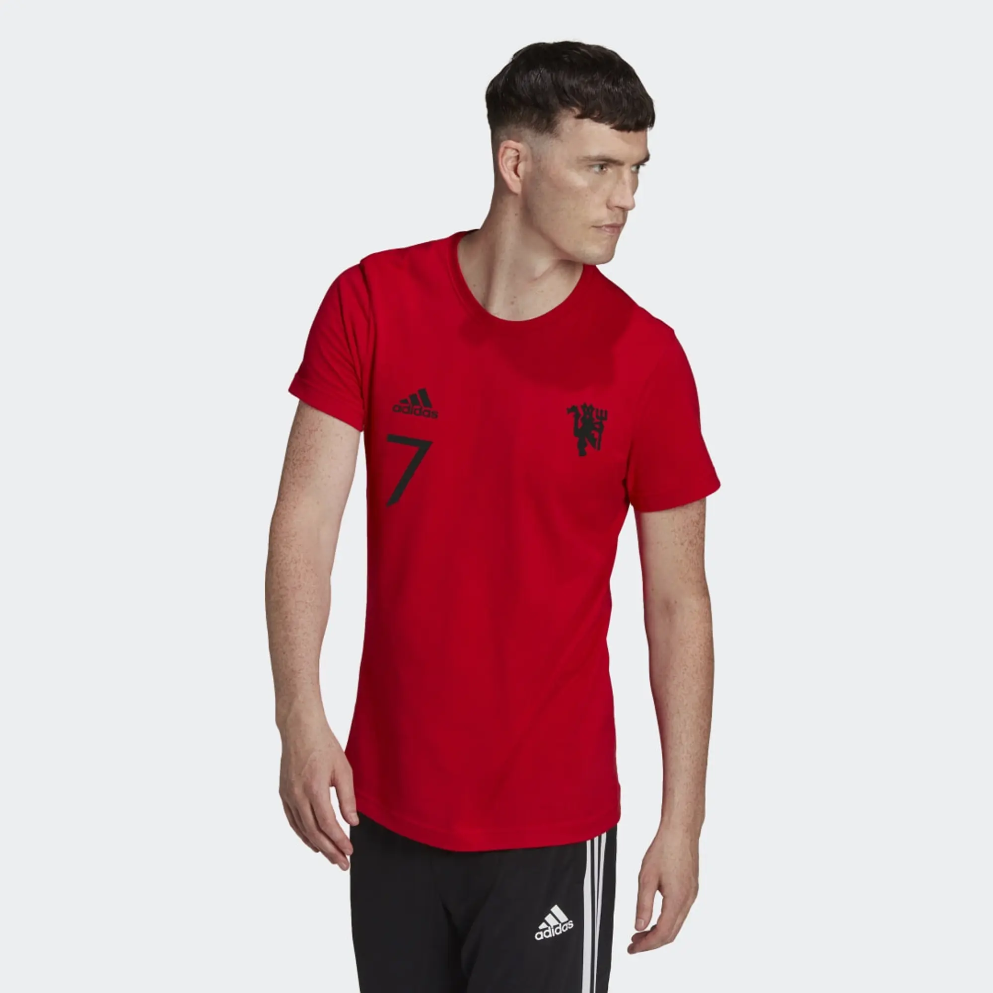 Manchester United adidas Cristiano Ronaldo T-Shirt - Red