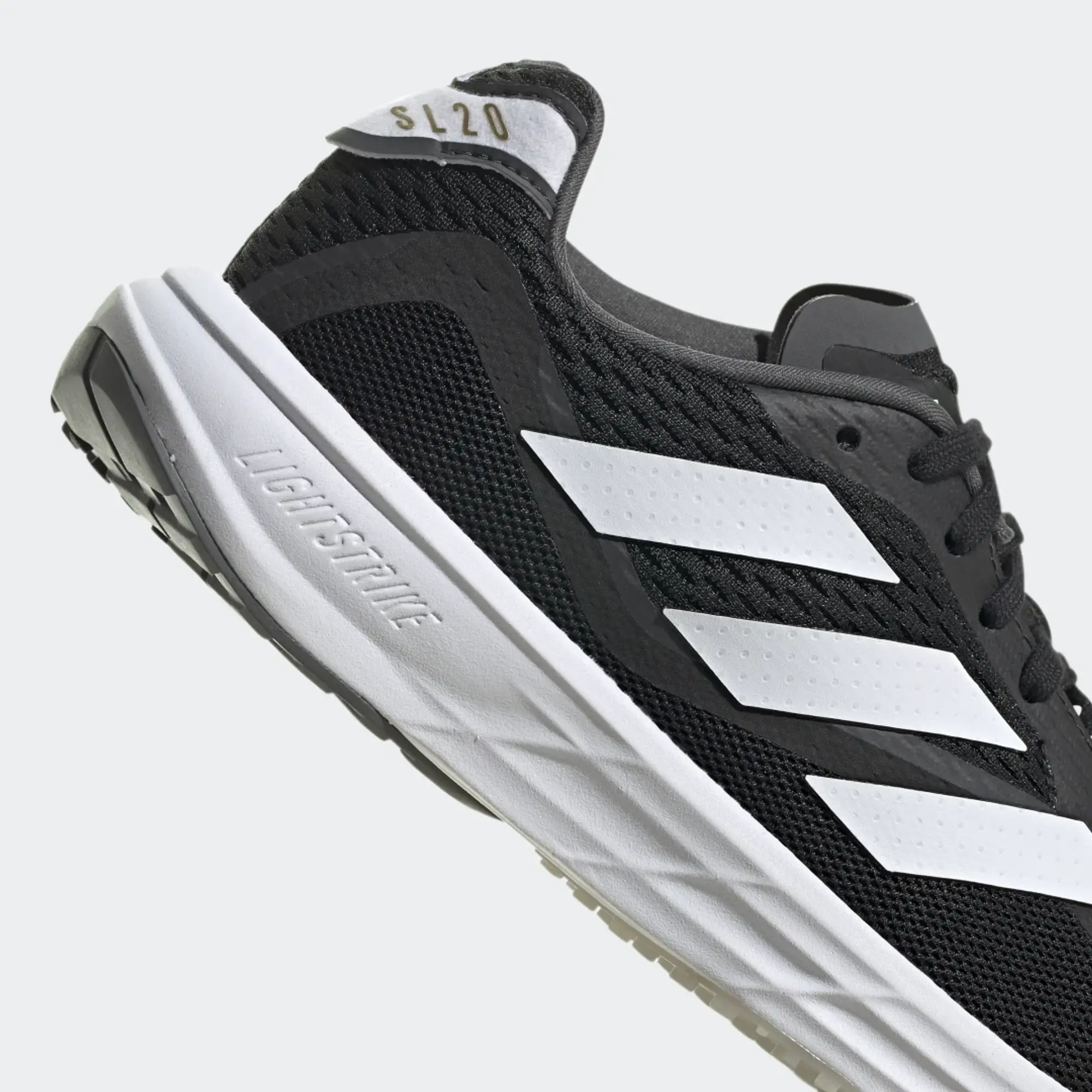 adidas SL20.3 Shoes - Core Black / Cloud White / Grey Two