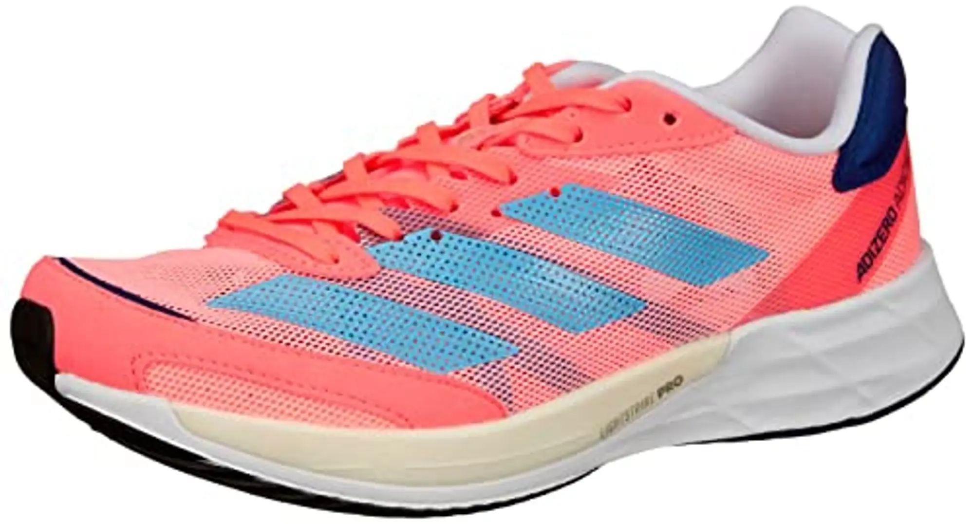 adidas Womenss Adizero Adios 6 Running Shoes in Pink Textile