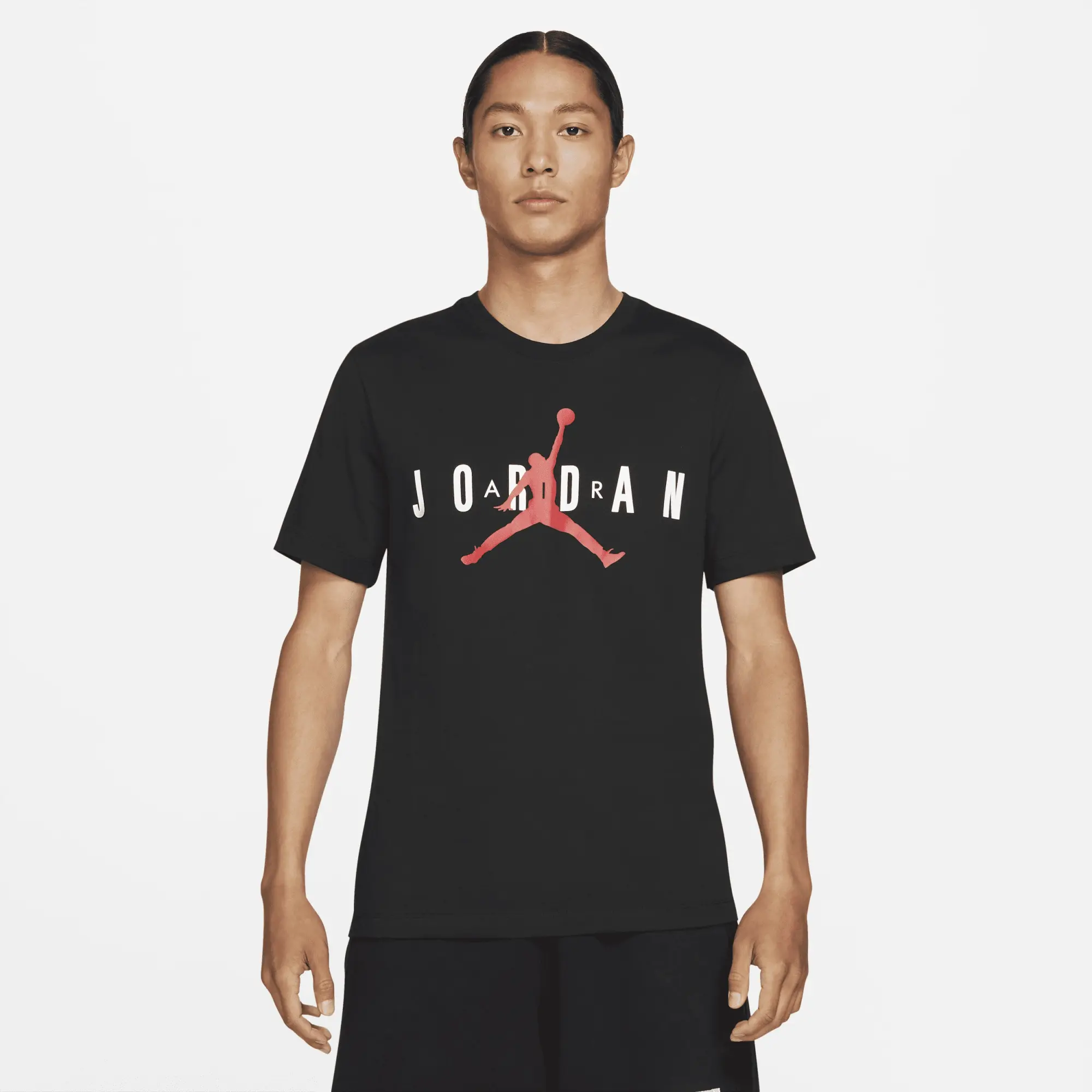 Nike Jordan Jordan Air T-Shirt In Black With Centre Logo