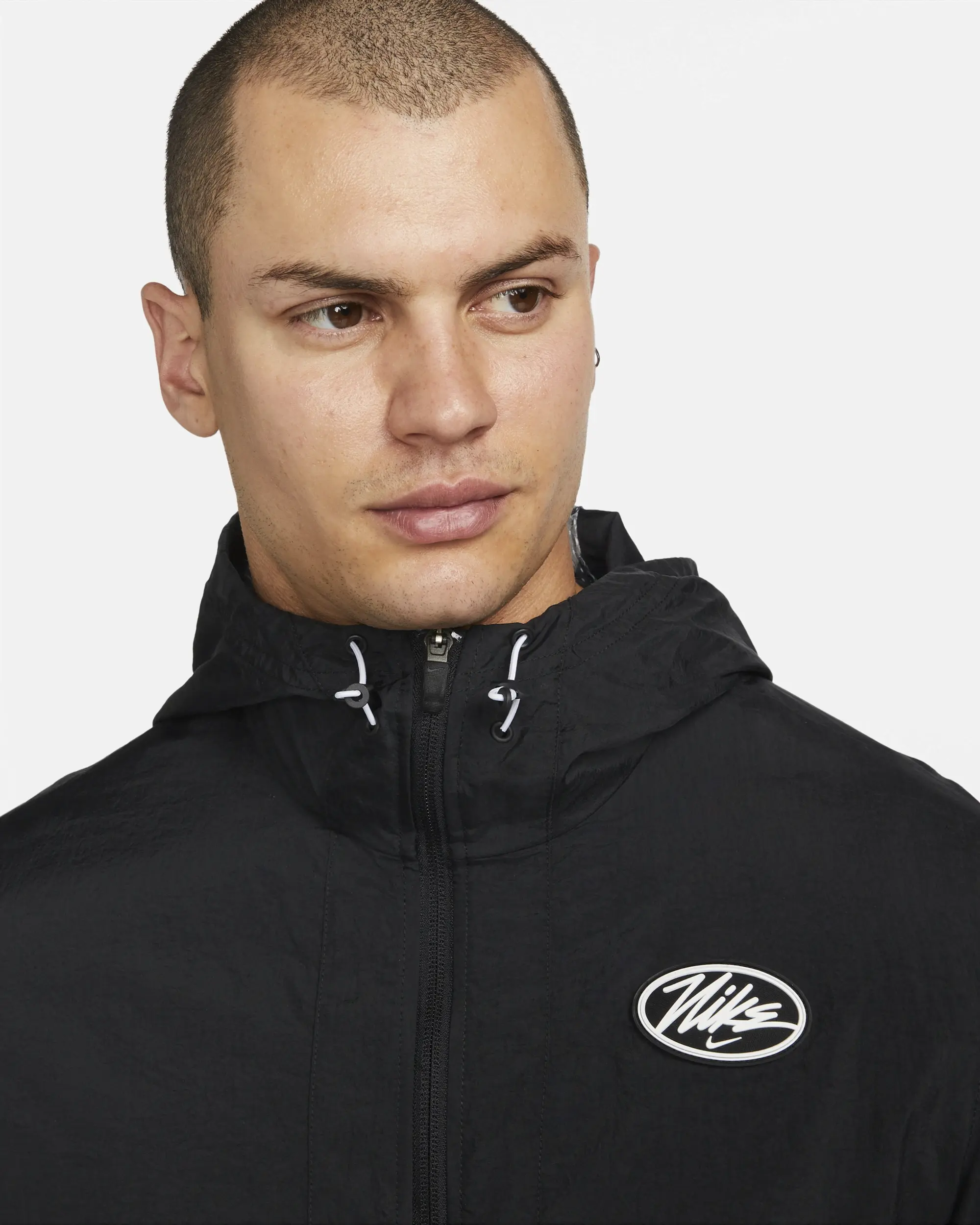 Nike Dri-FIT Sport Clash Men's Full-Zip Training Jacket - Black