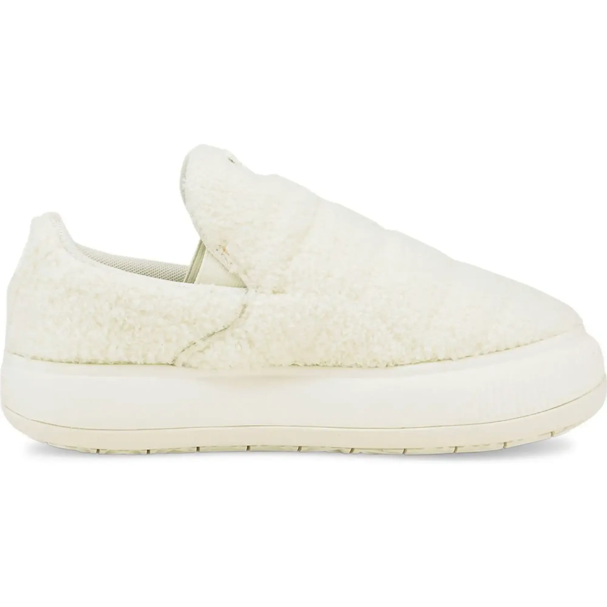 Puma Select Suede Mayu Slip-on Teddy Trainers  - White