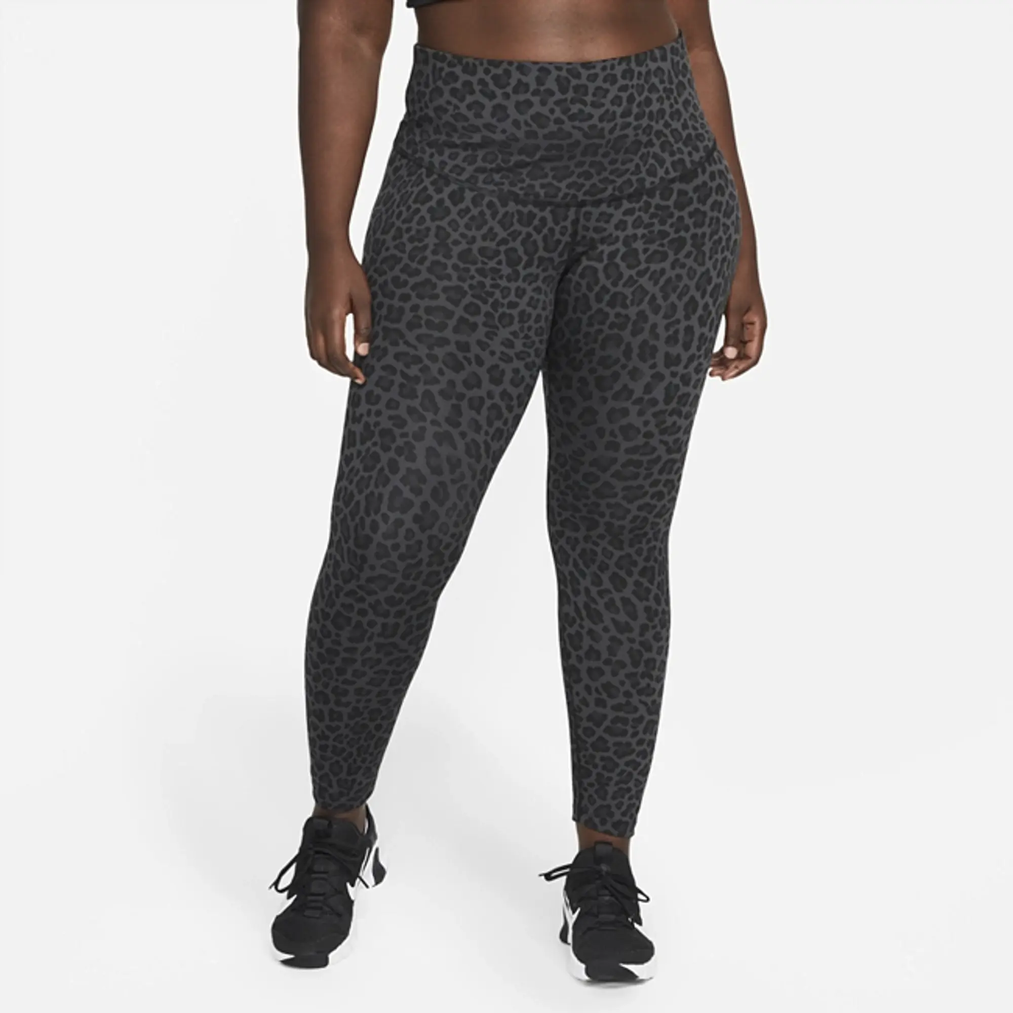 Nike Curve The One Leopard Print Leggings - Grey, DN5468-070