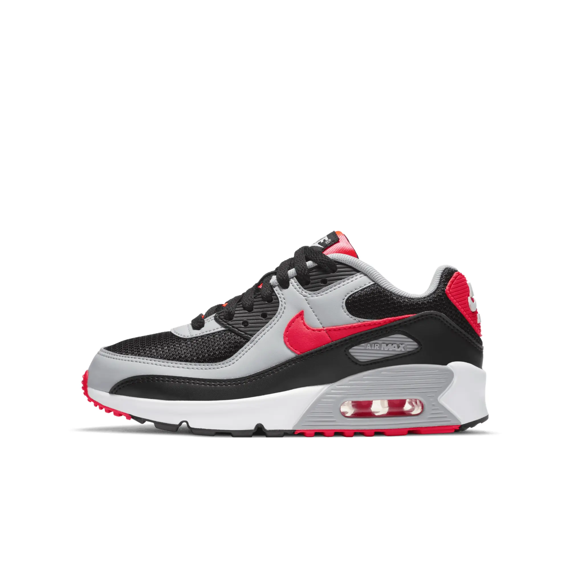 Nike black & red air max 90 ltr Boys Youth Trainers
