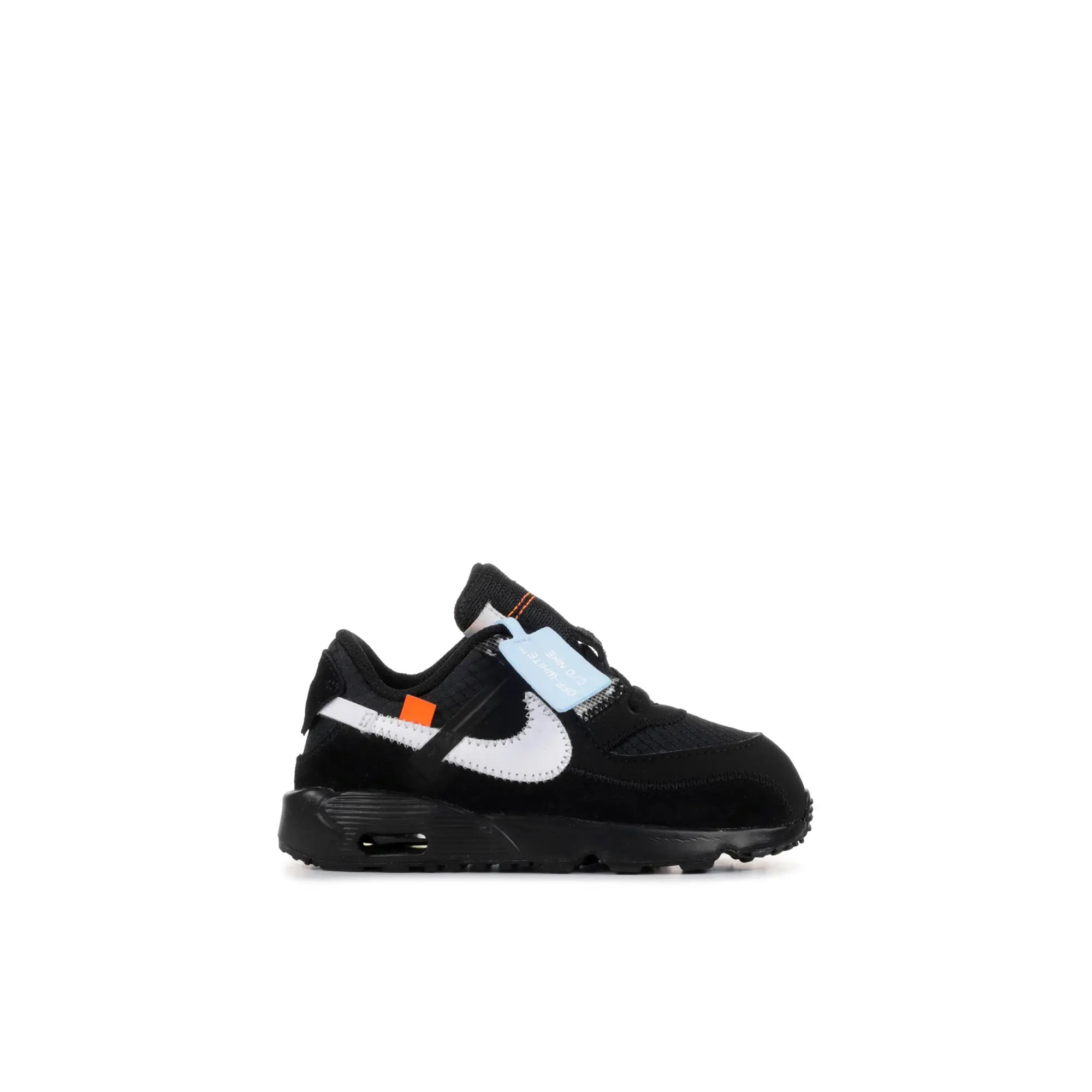 Nike Kids The 10: Air Max 90 BT Off-White - Black Shoes