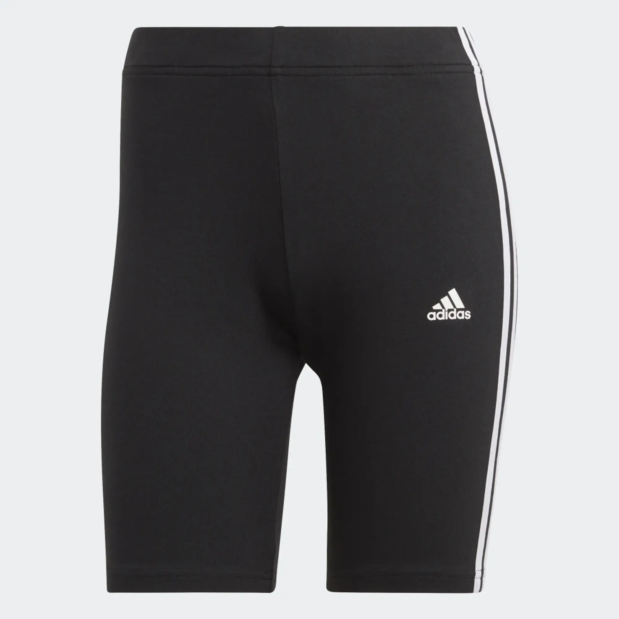 adidas Fitness Shorts - Black With White Stripes
