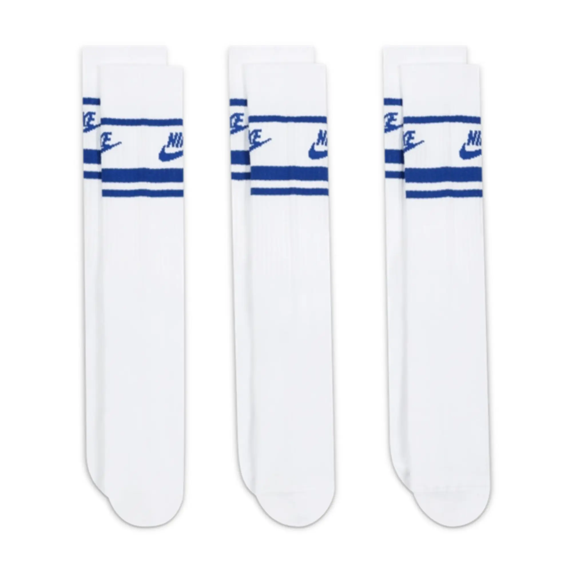 Nike Sportswear Dri-FIT Everyday Essential Crew Socks (3 Pairs) - White