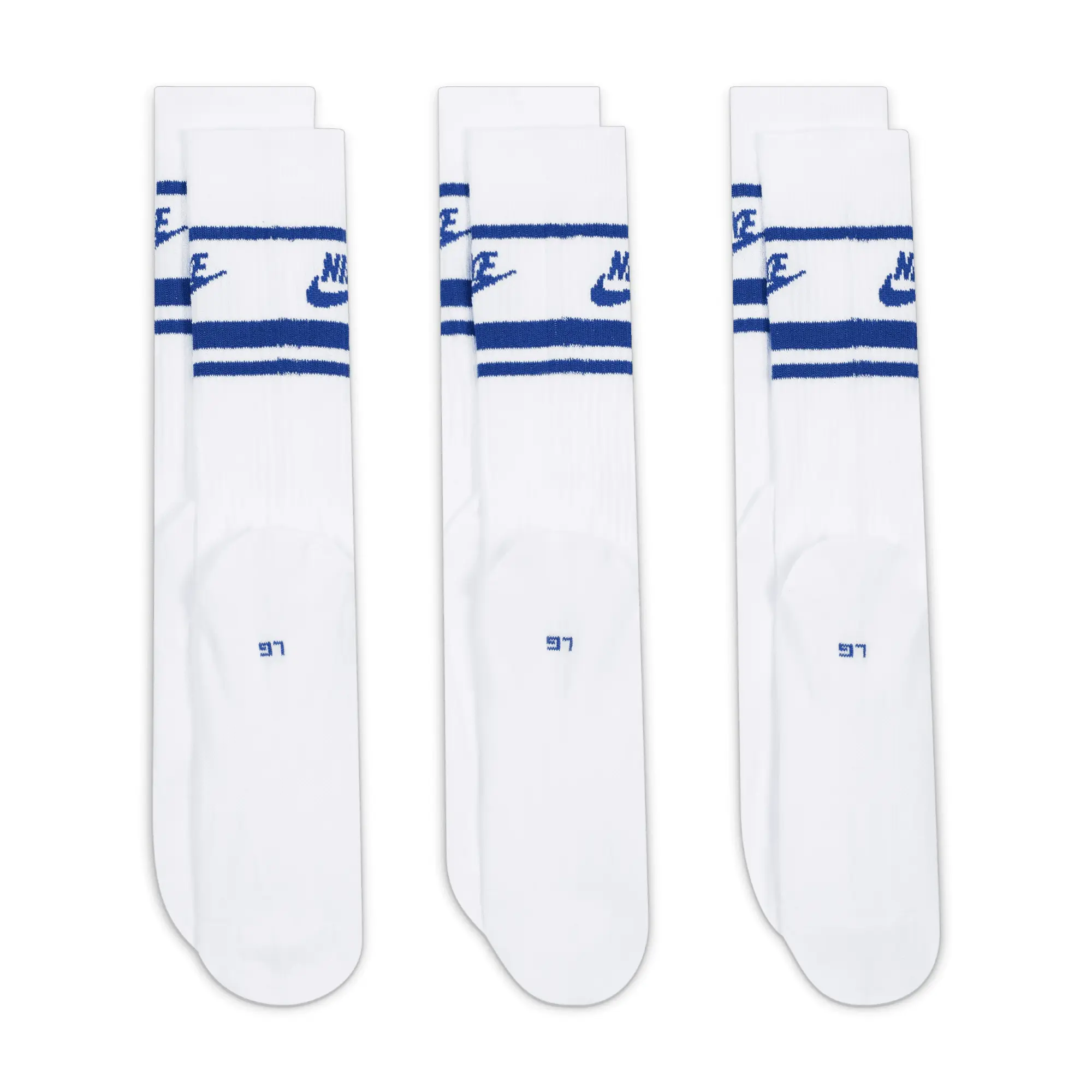 Nike Sportswear Dri-FIT Everyday Essential Crew Socks (3 Pairs) - White