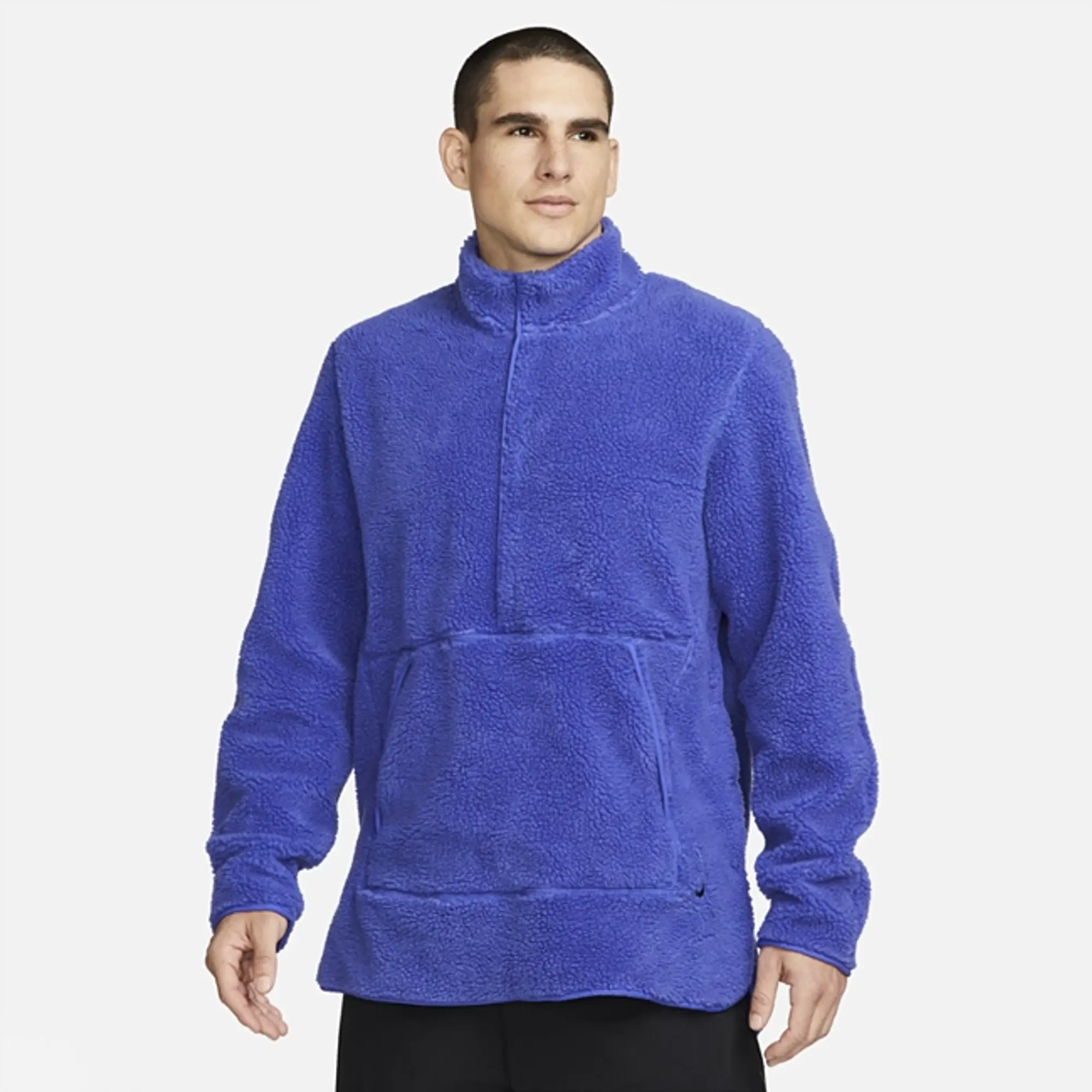 Nike Yoga Men's Fleece Sweatshirt - Blue | DD2182-430 | FOOTY.COM