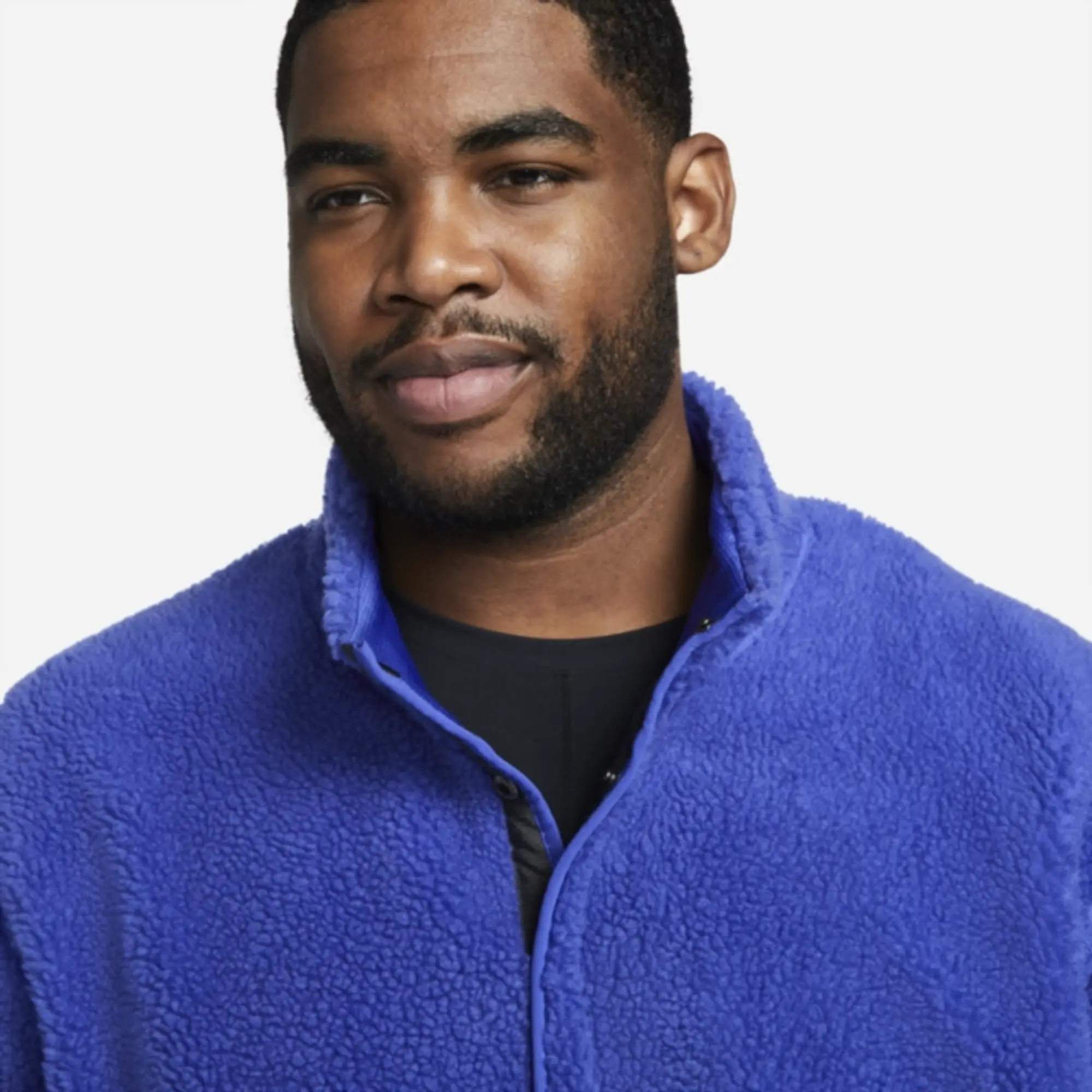 Nike Yoga Men's Fleece Sweatshirt - Blue | DD2182-430 | FOOTY.COM
