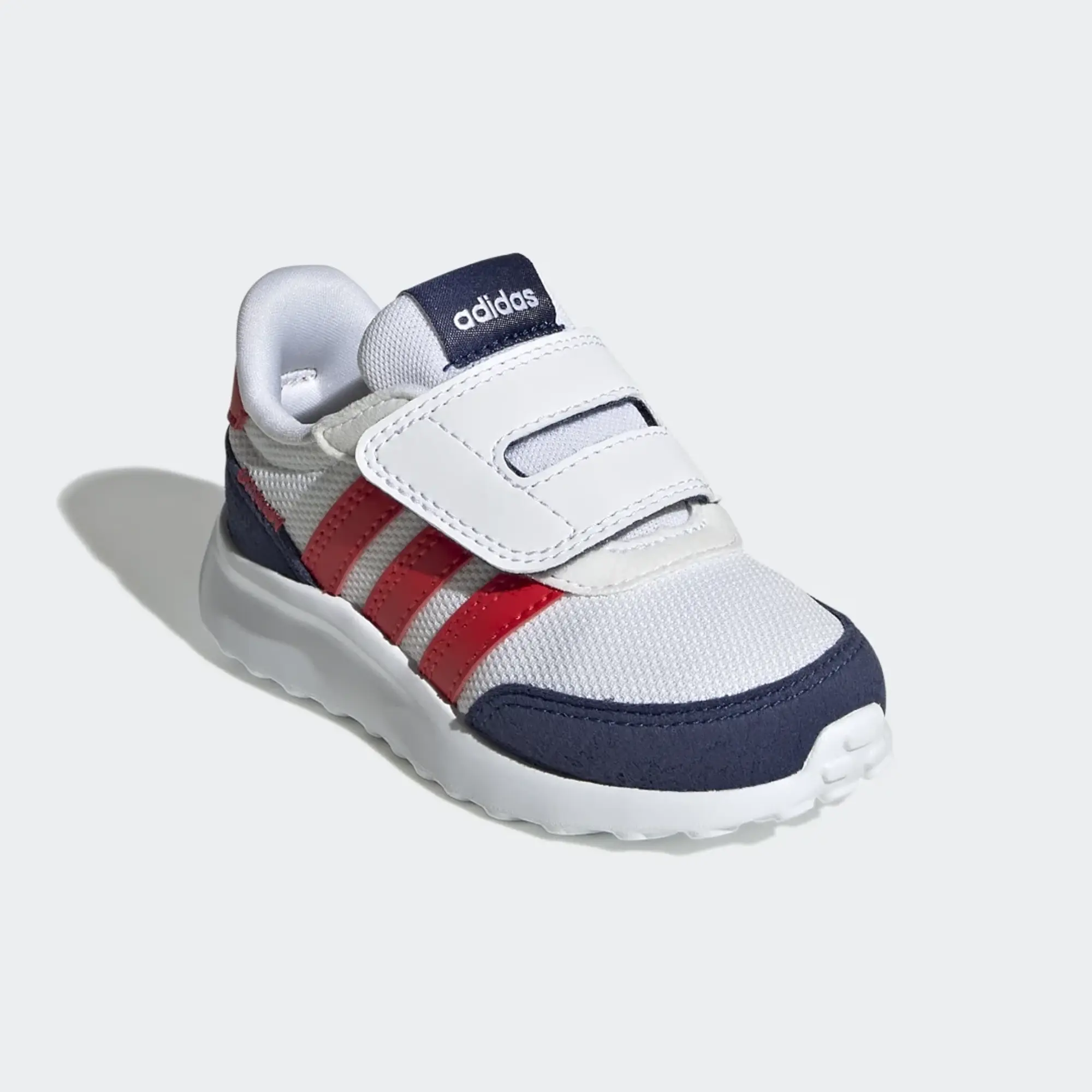 adidas Run 70s Shoes - Cloud White / Vivid Red / Dark Blue