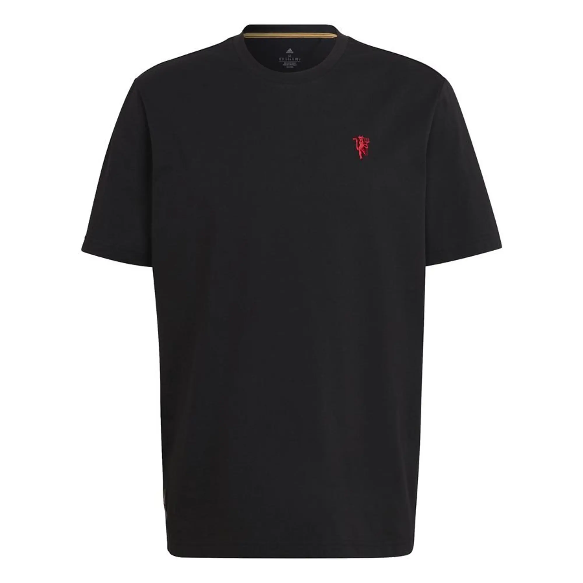 adidas Manchester United Heavy Cotton T-Shirt - Black