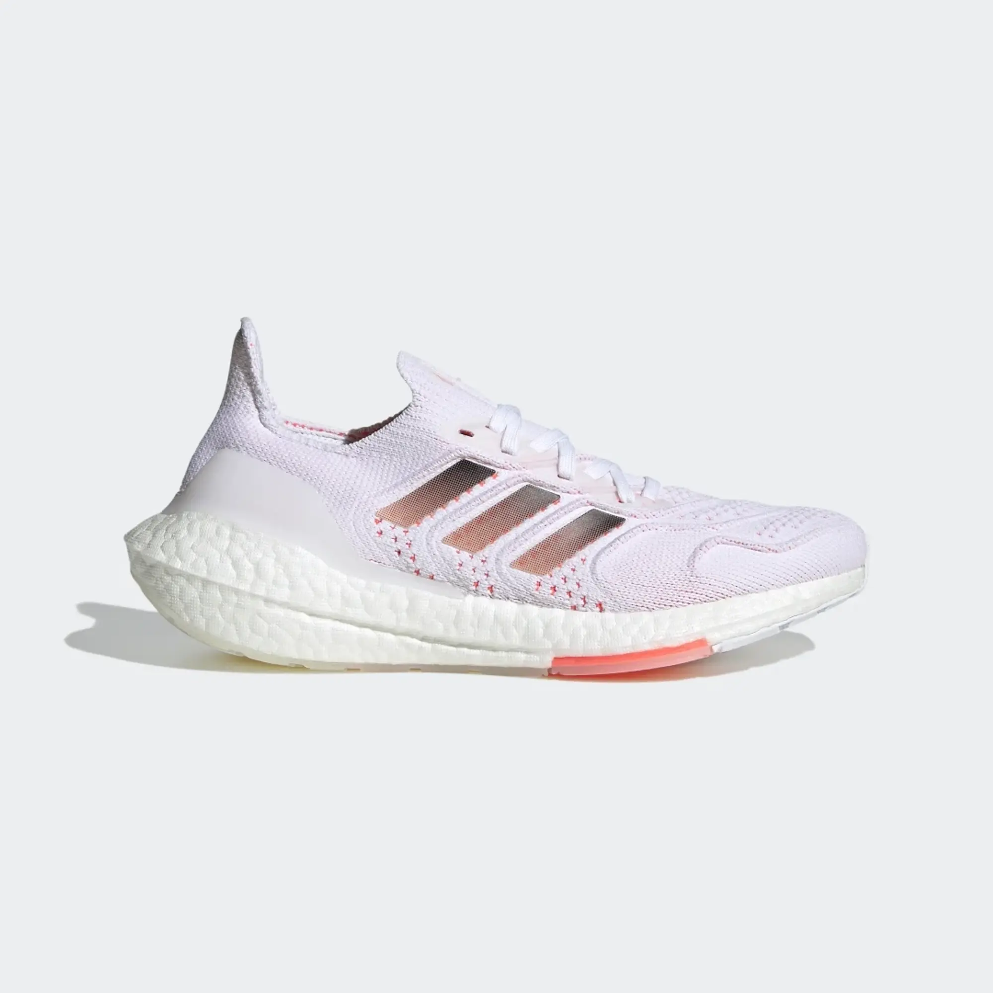 Adidas Running Ultraboost 22 Trainers In White And Pink